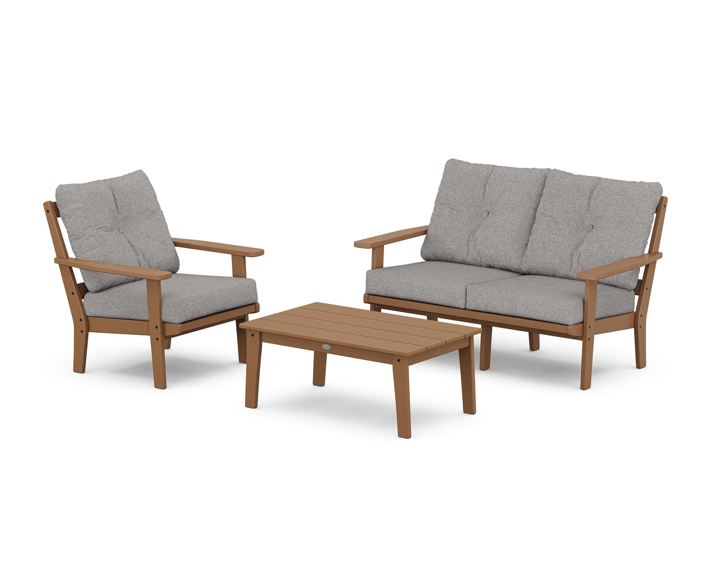 Prairie 3-Piece Deep Seating Set with Loveseat