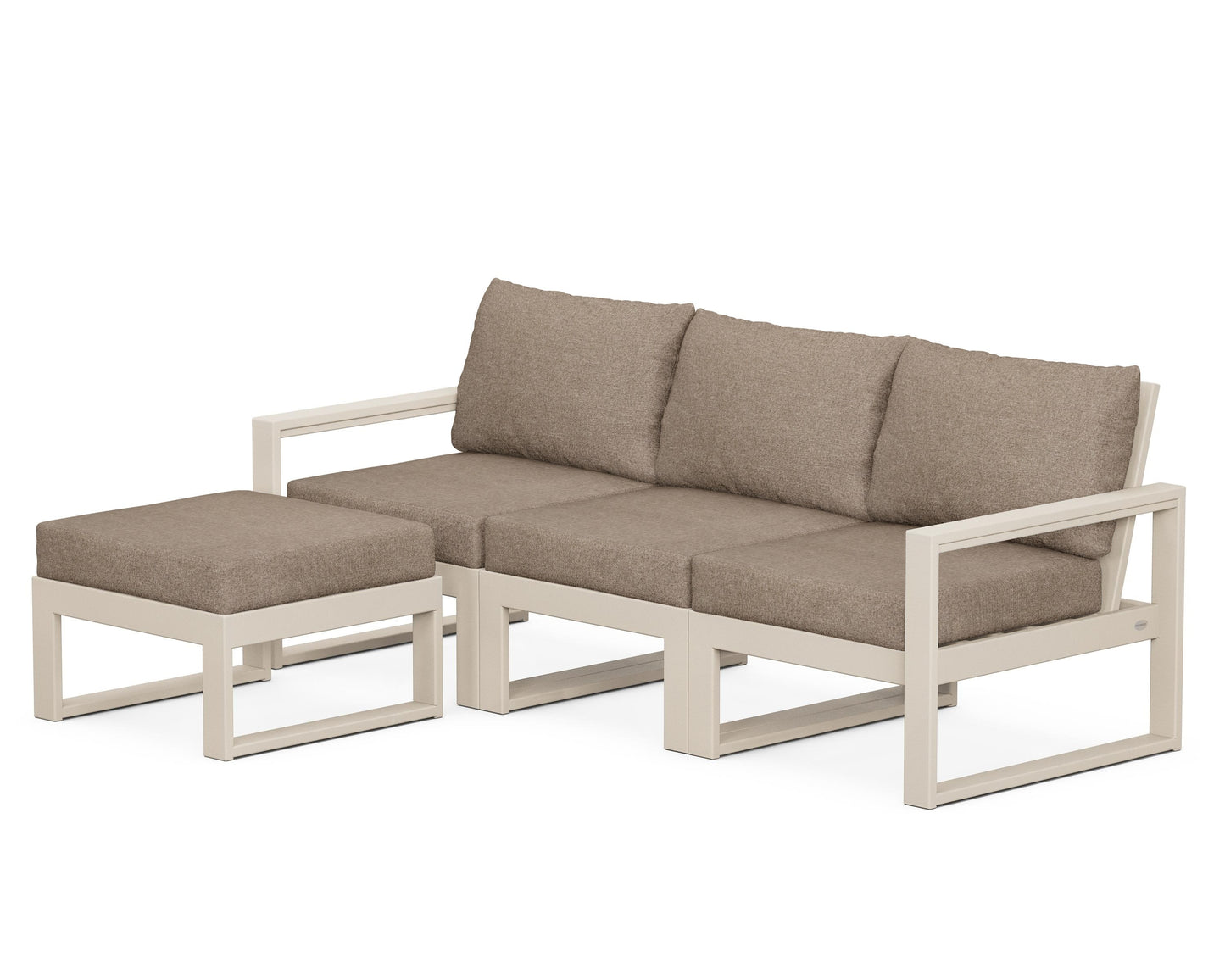 EDGE 4-Piece Modular Deep Seating Set with Ottoman