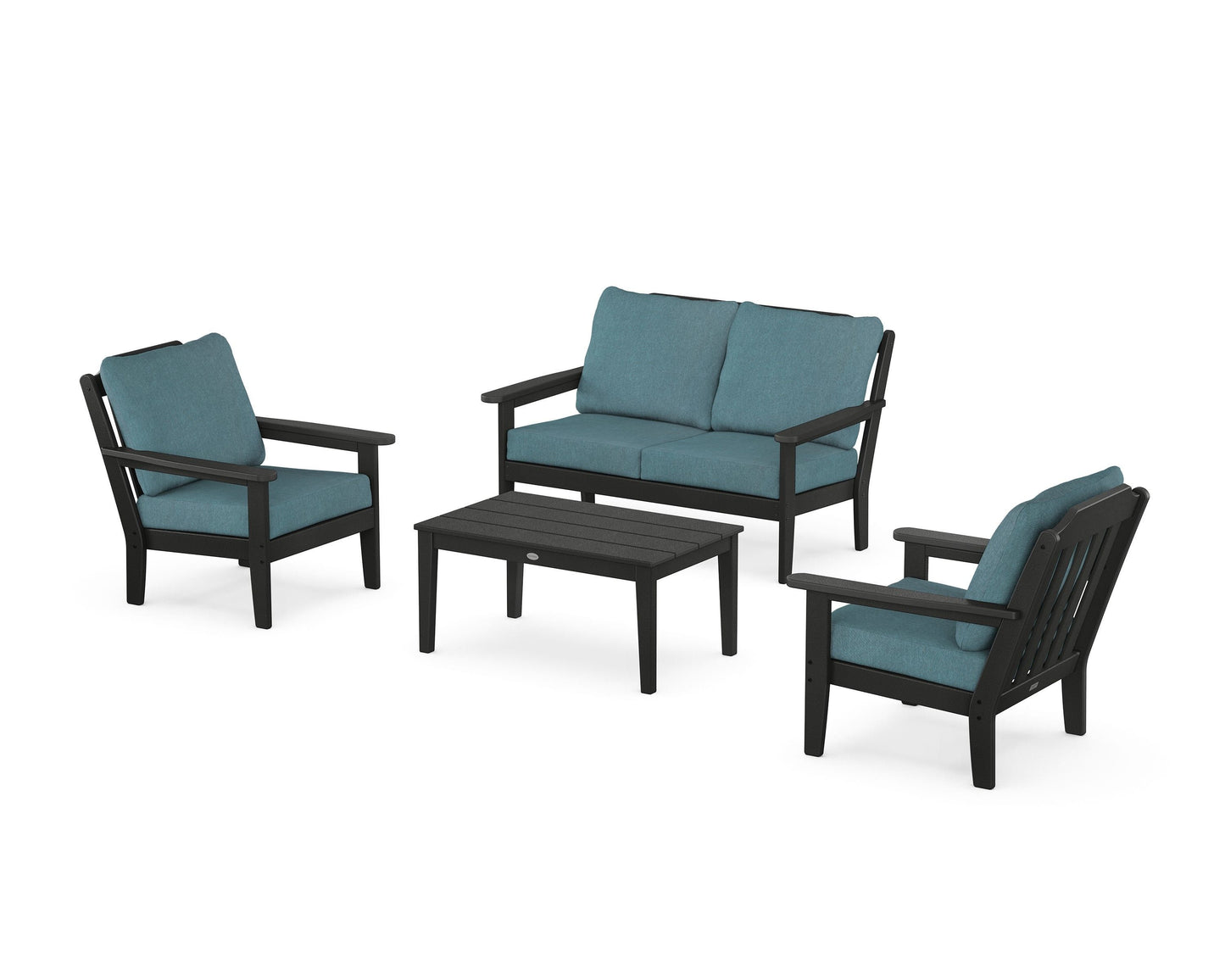 Cottage 4-Piece Deep Seating Set with Loveseat