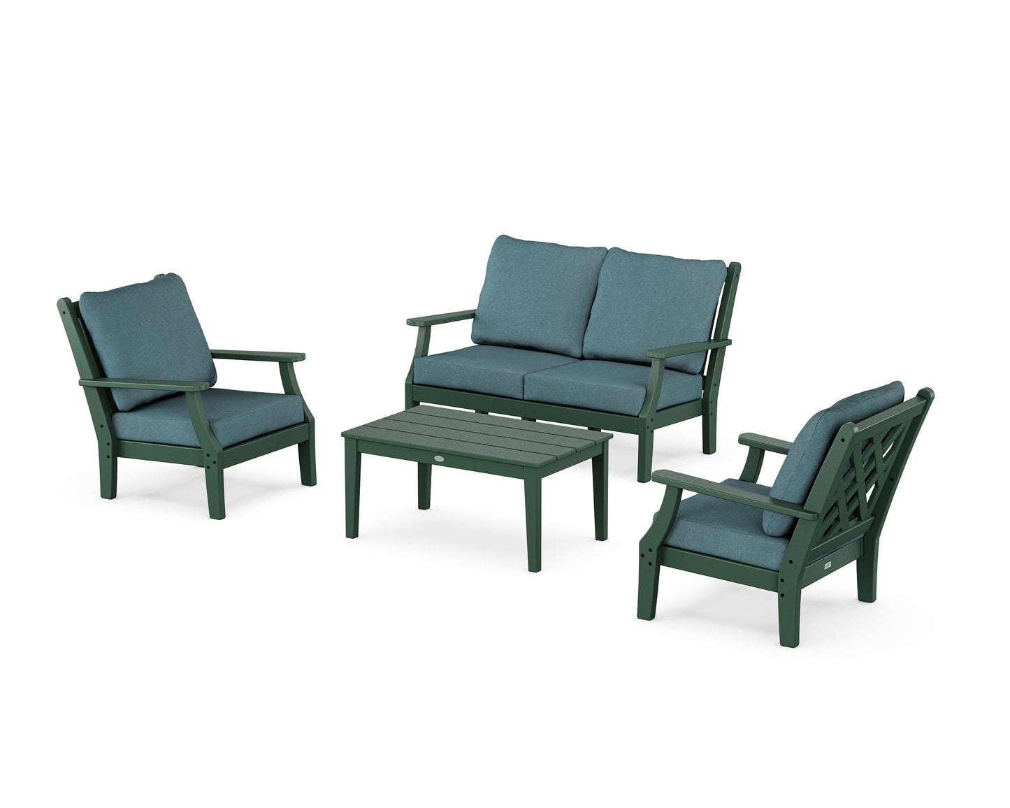 Wovendale 4-Piece Deep Seating Set with Loveseat