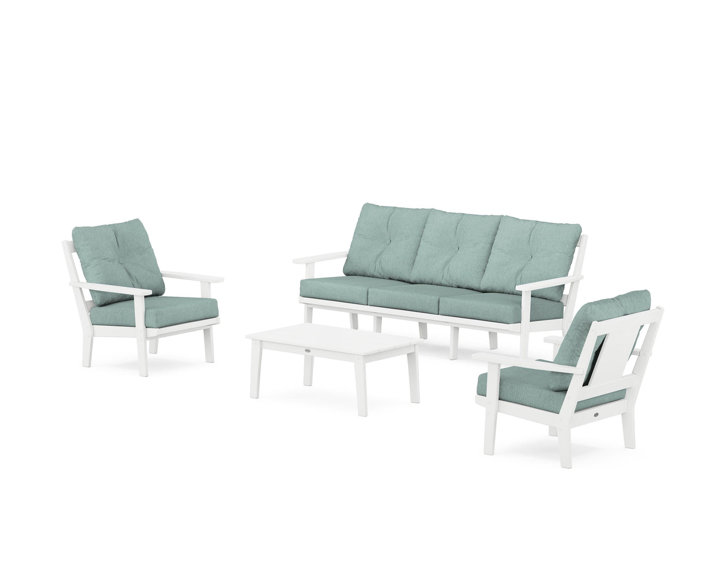 Prairie 4-Piece Deep Seating Set with Sofa