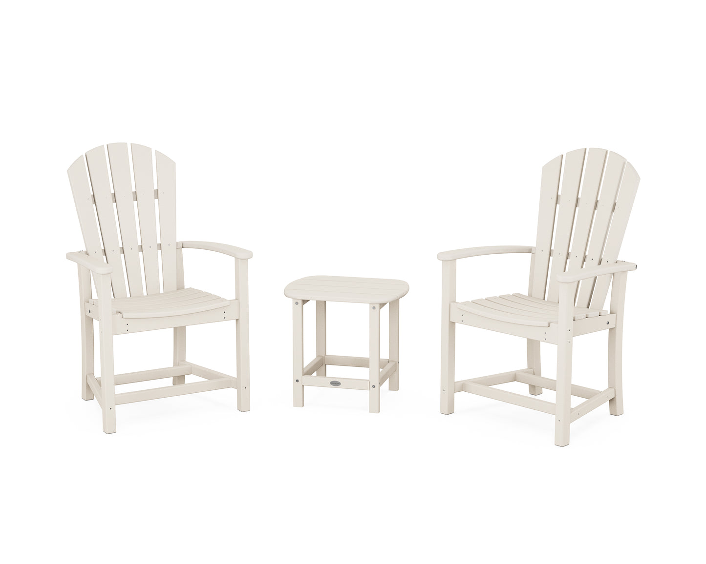 Palm Coast 3-Piece Upright Adirondack Chair Set