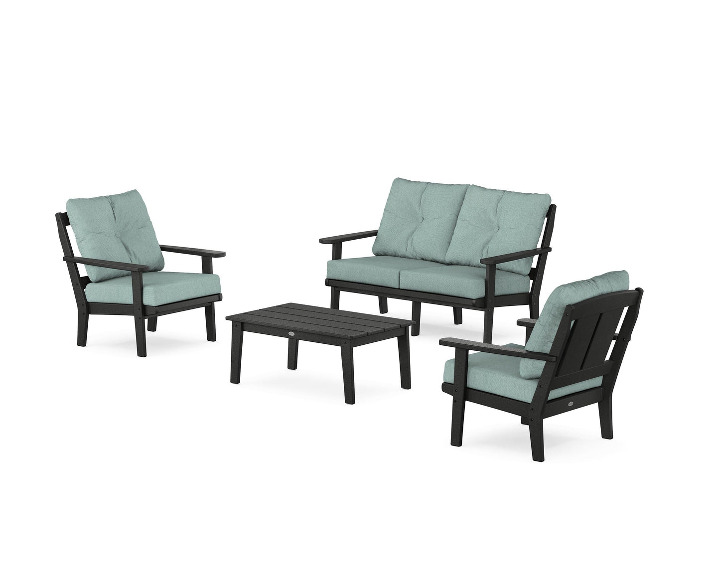 Mission 4-Piece Deep Seating Set with Loveseat