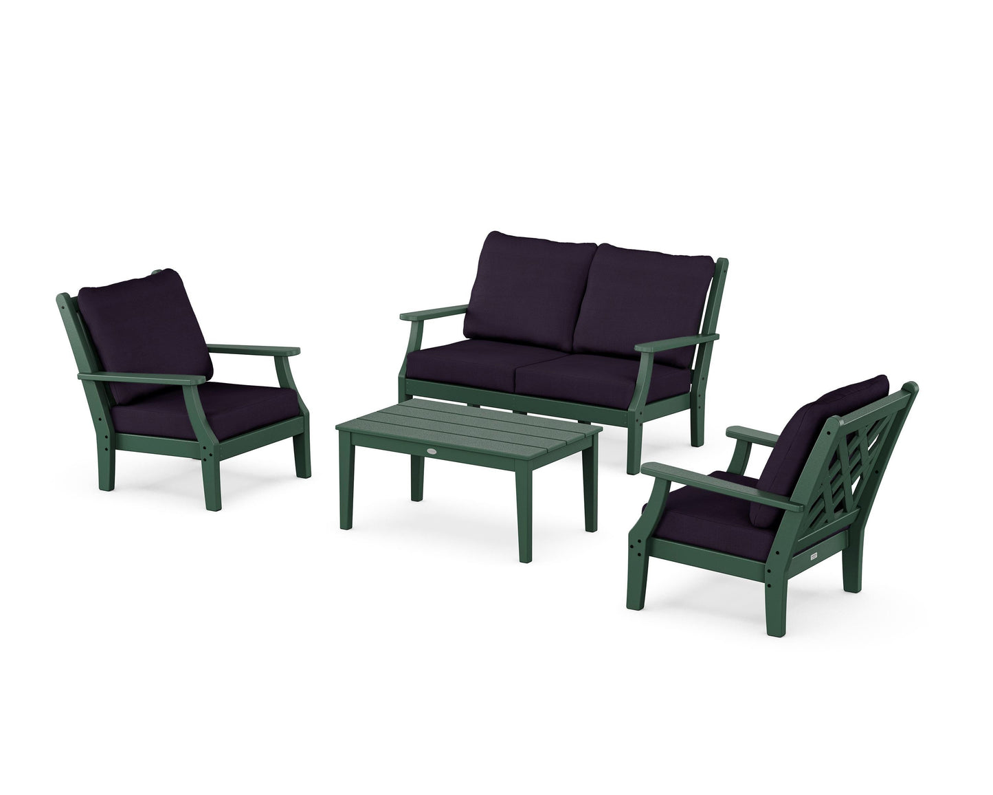 Wovendale 4-Piece Deep Seating Set with Loveseat