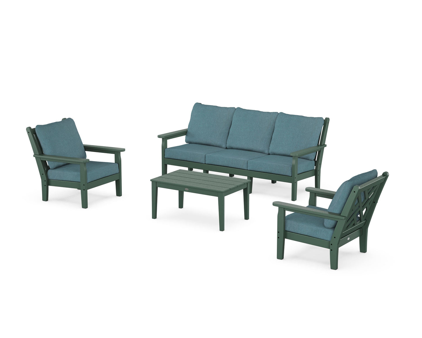 Chippendale 4-Piece Deep Seating Set with Sofa