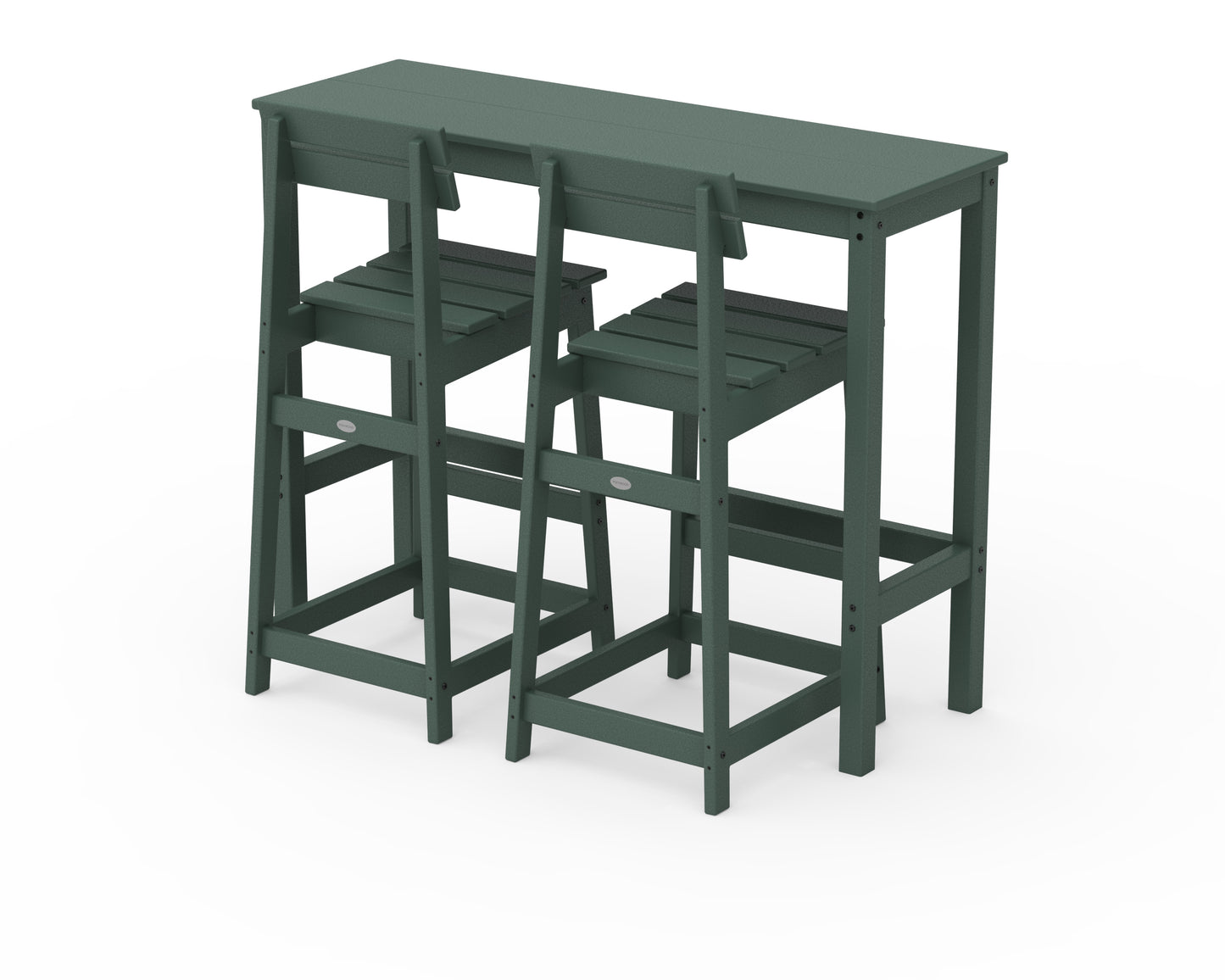 Modern Studio Plaza Bar Chair 3-Piece Balcony Set