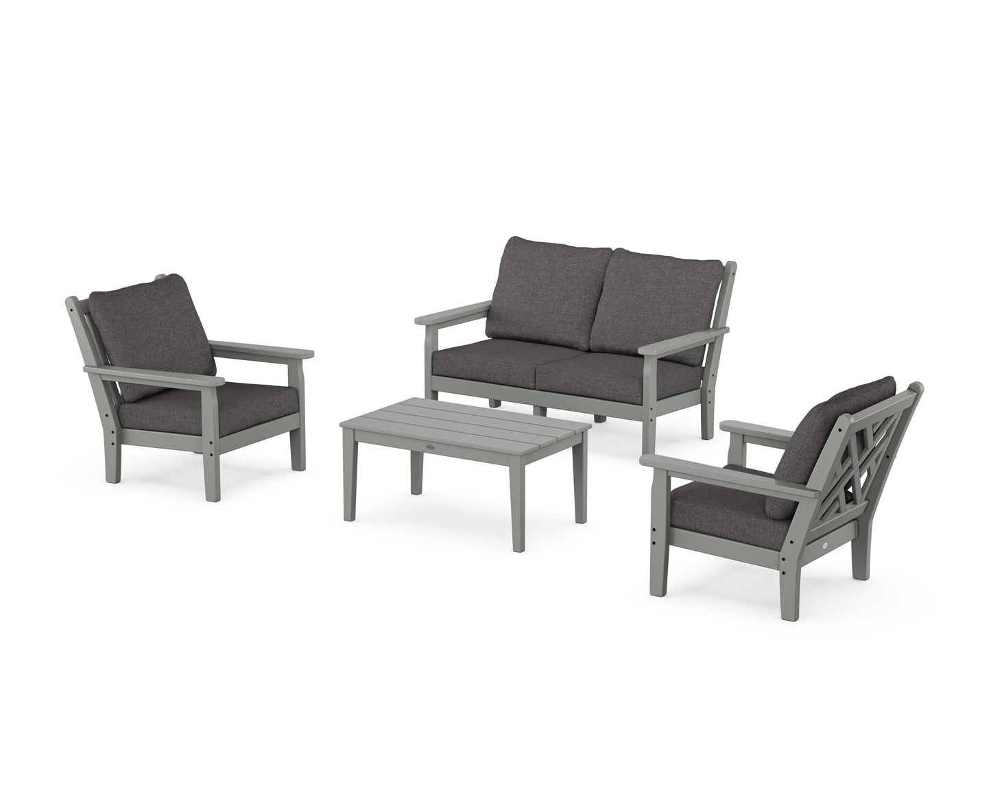 Chippendale 4-Piece Deep Seating Set with Loveseat