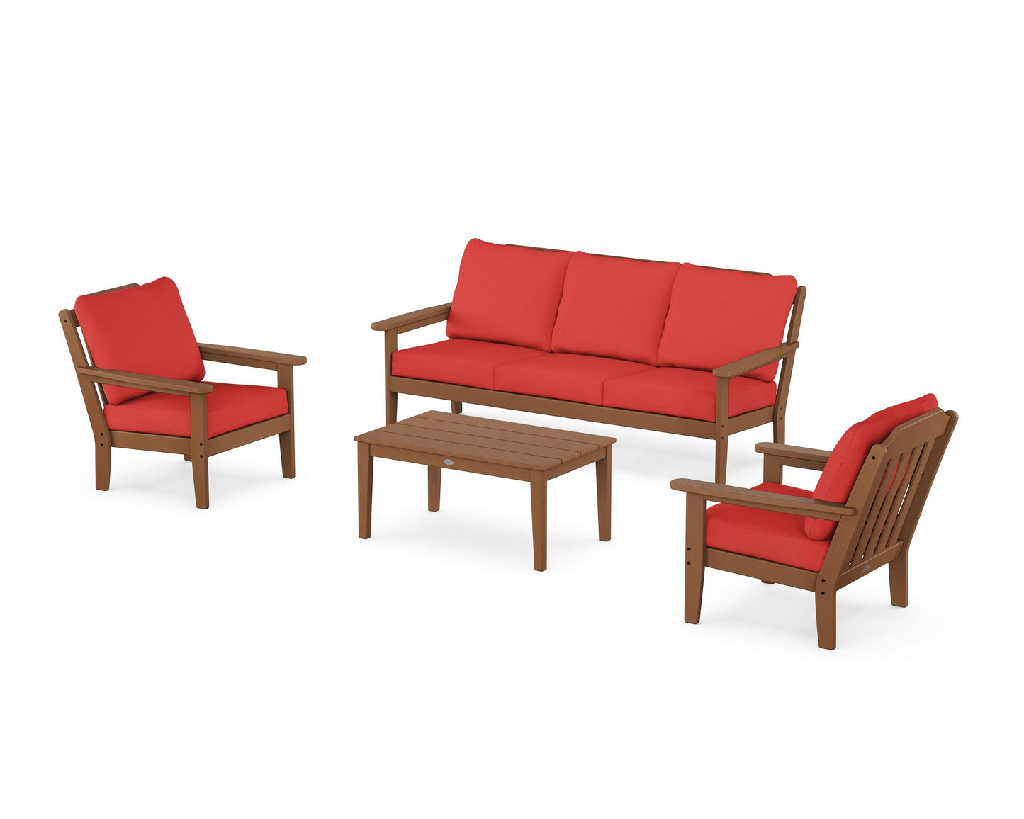 Cottage 4-Piece Deep Seating Set with Sofa
