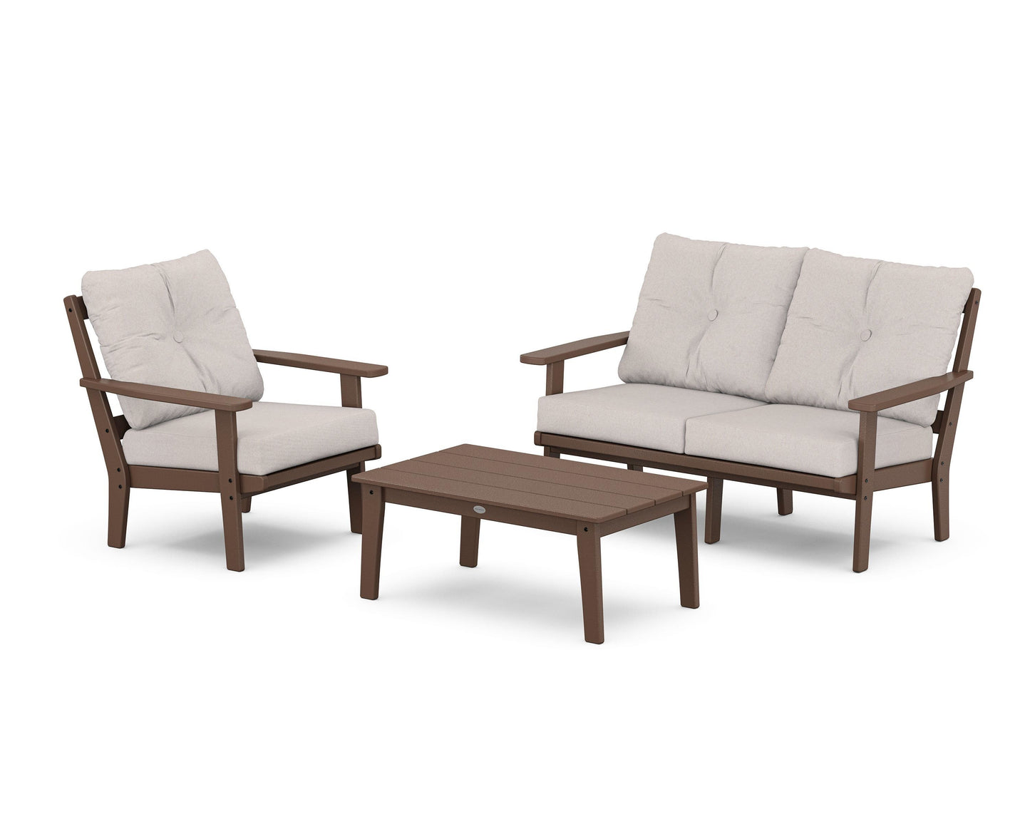 Prairie 3-Piece Deep Seating Set with Loveseat