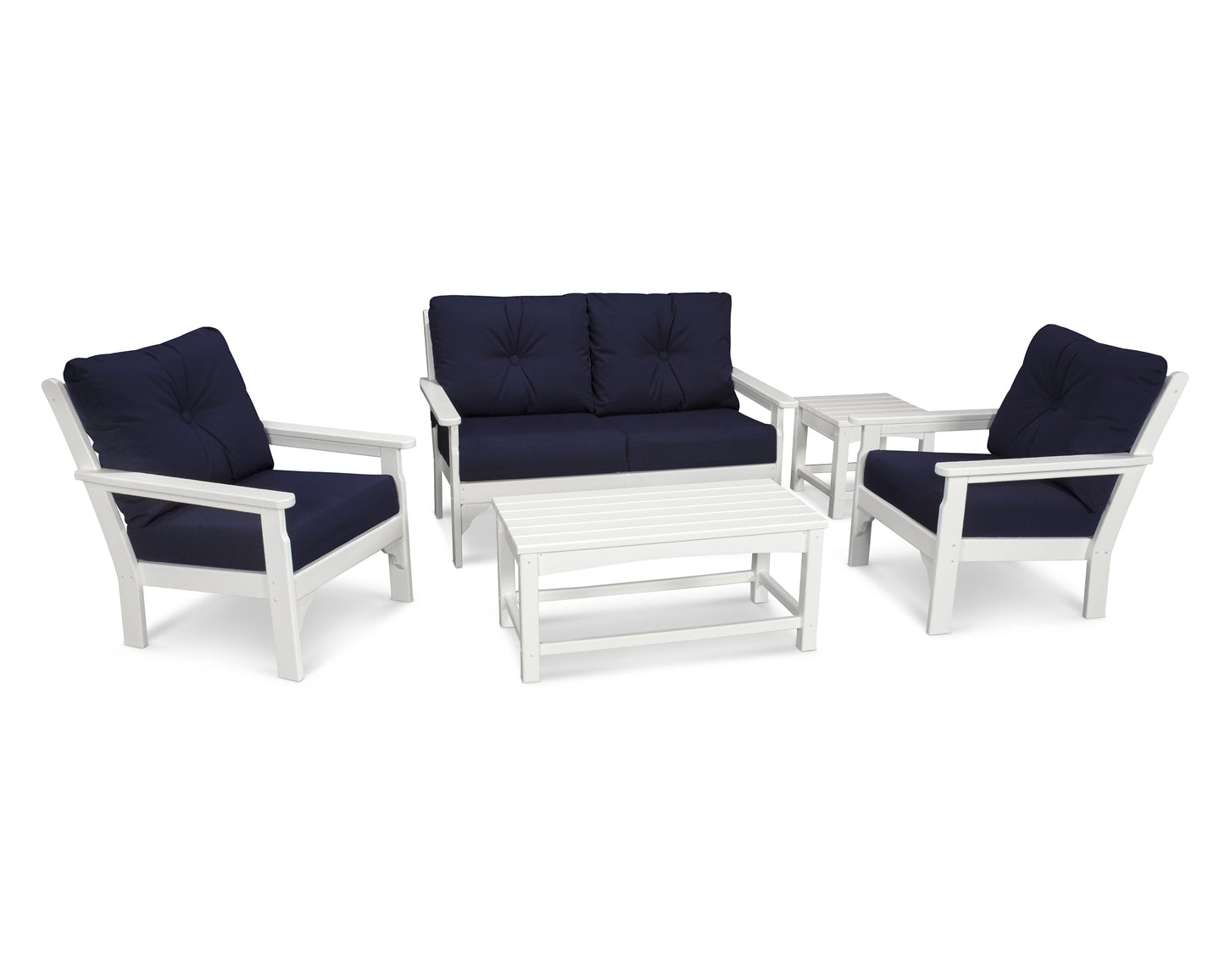 Vineyard 5 Piece Deep Seating Set