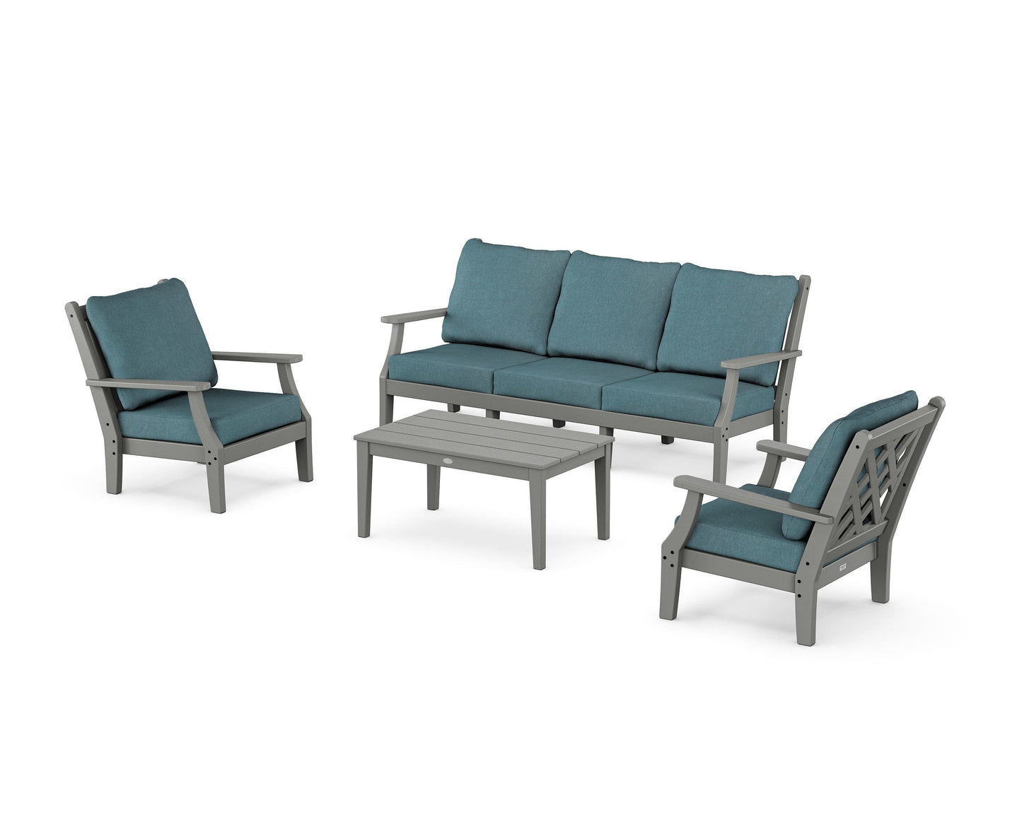 Wovendale 4-Piece Deep Seating Set with Sofa