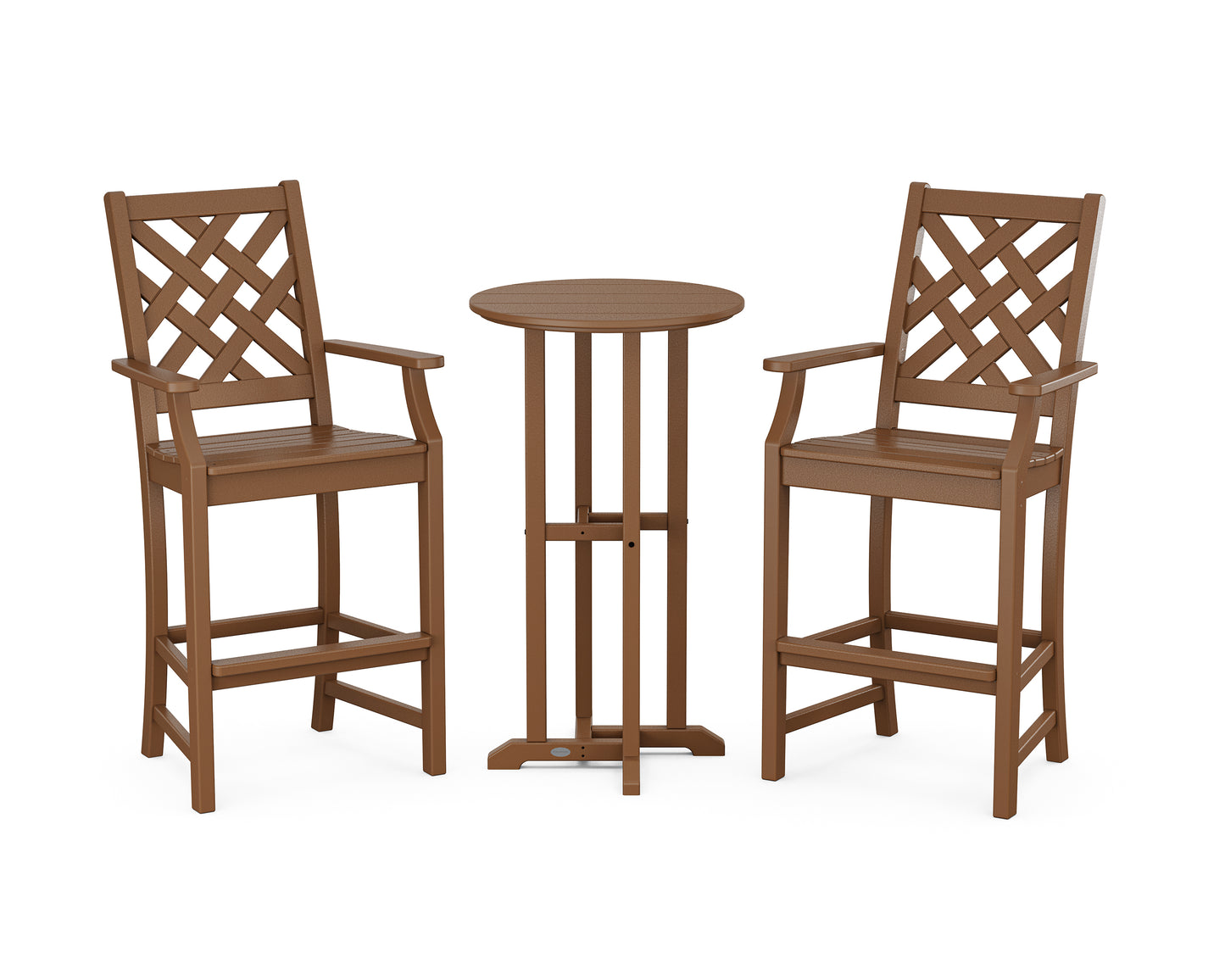 Wovendale 3-Piece Farmhouse Bar Set