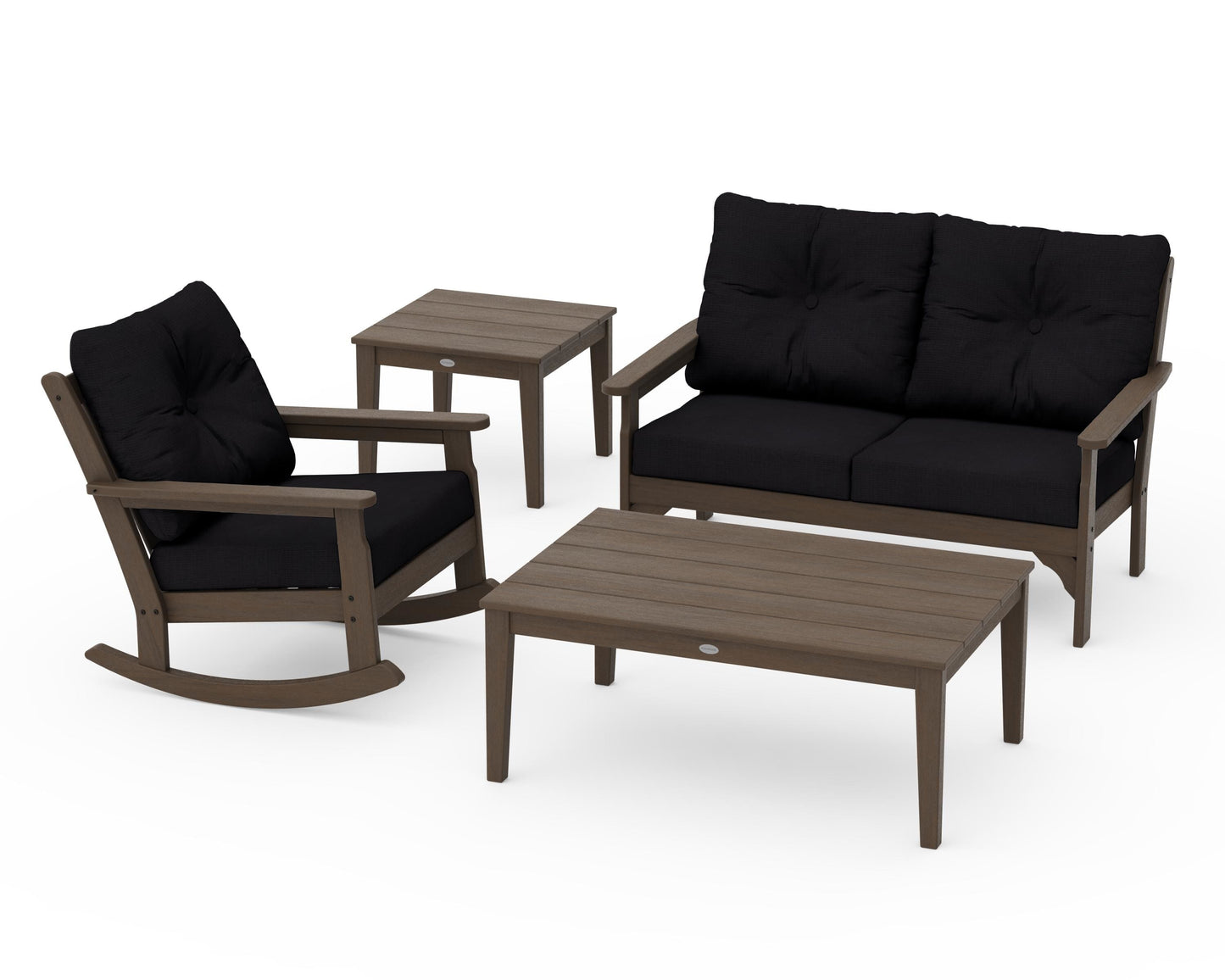 Vineyard 4-Piece Deep Seating Rocker Set