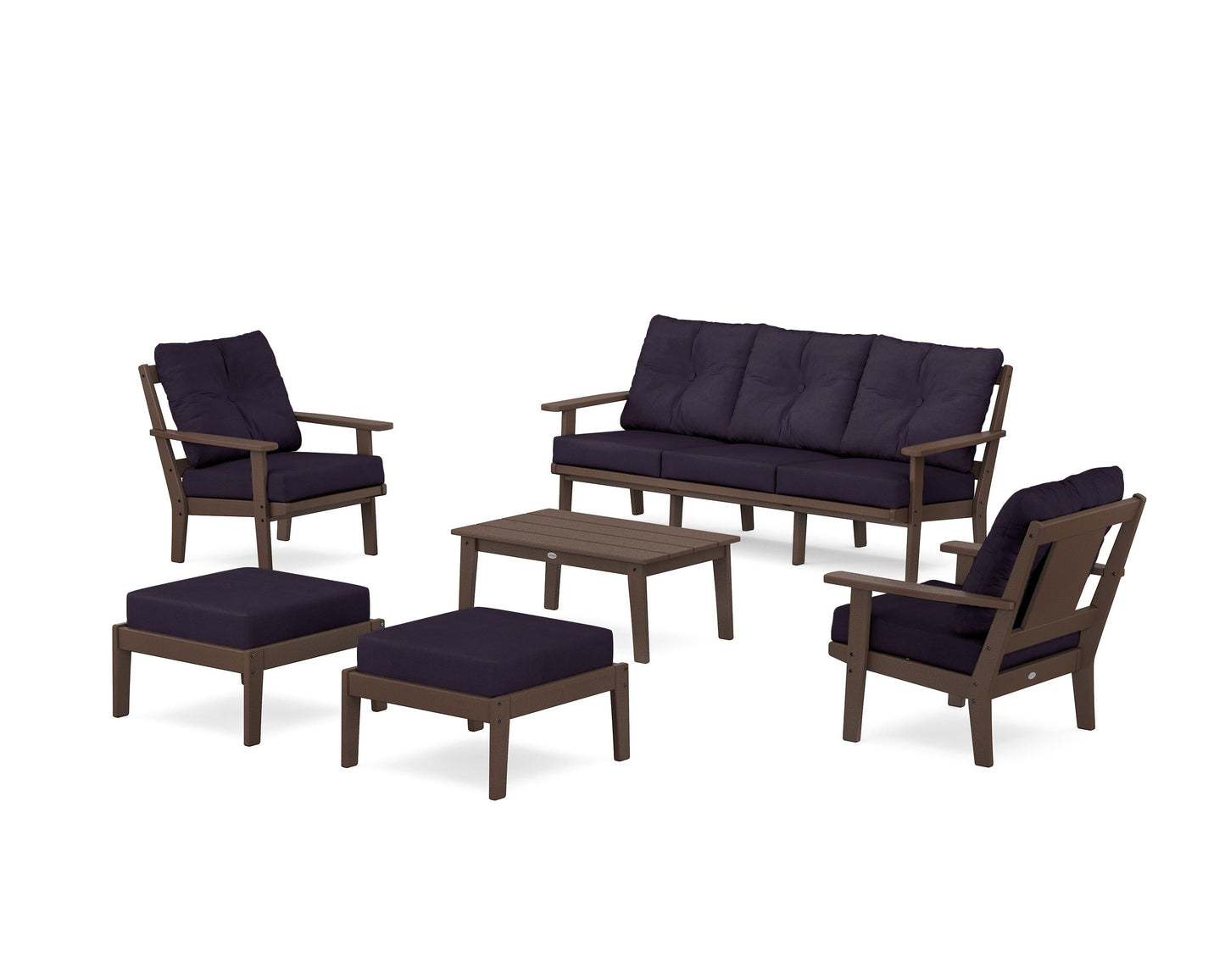 Prairie 6-Piece Lounge Sofa Set