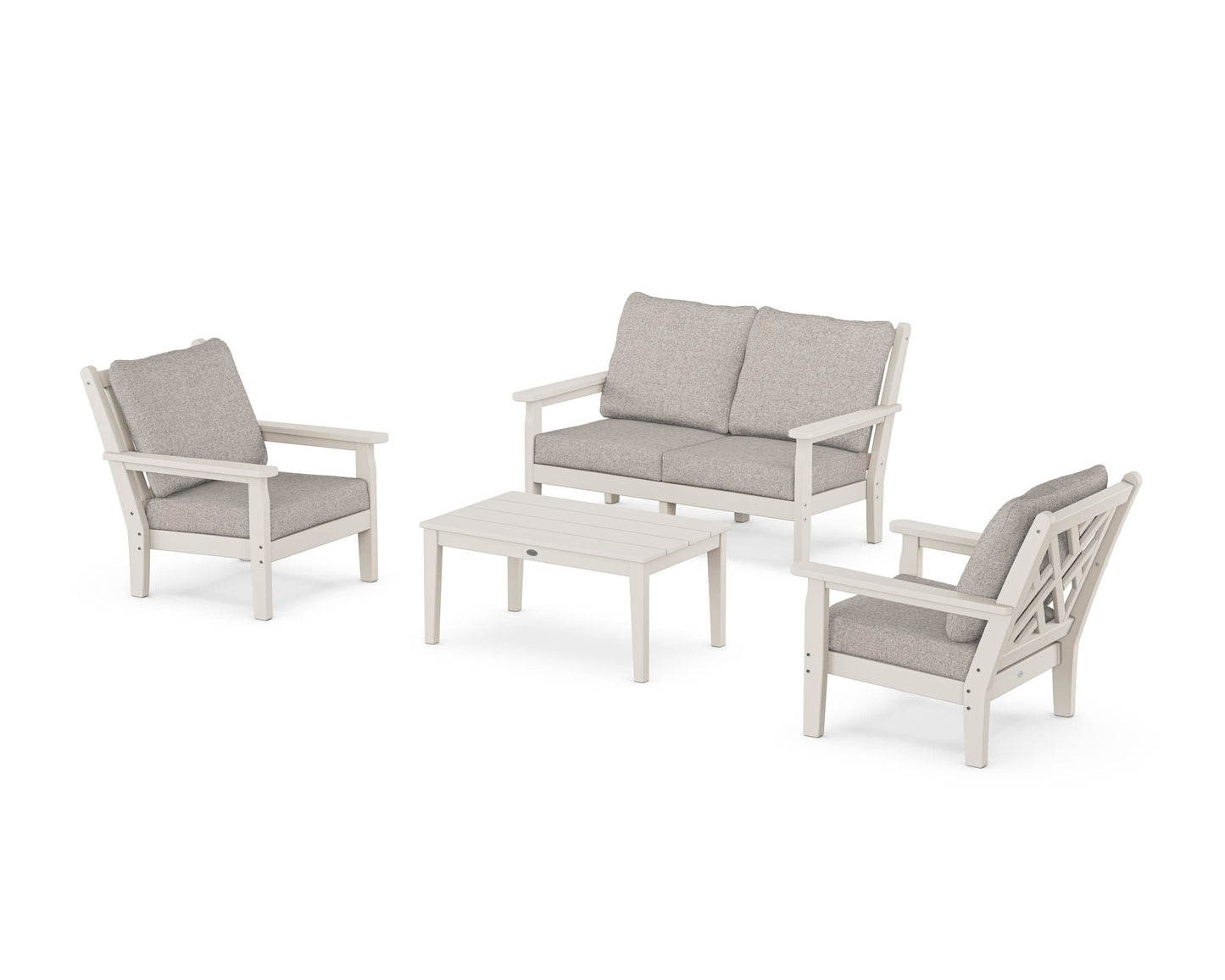 Chippendale 4-Piece Deep Seating Set with Loveseat