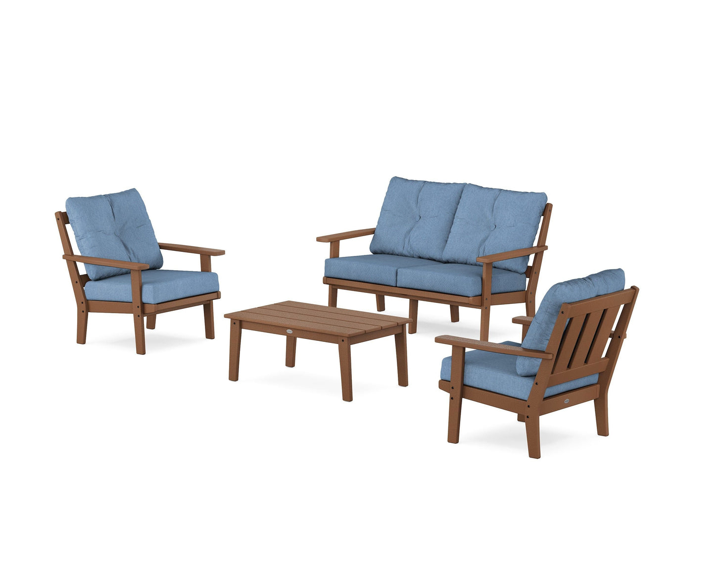 Oxford 4-Piece Deep Seating Set with Loveseat