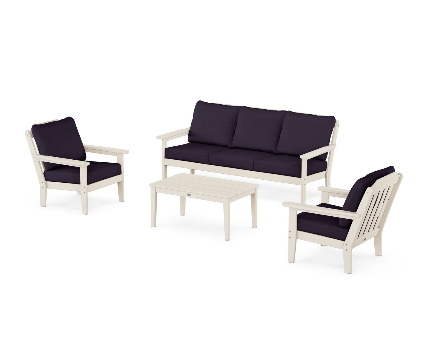 Cottage 4-Piece Deep Seating Set with Sofa