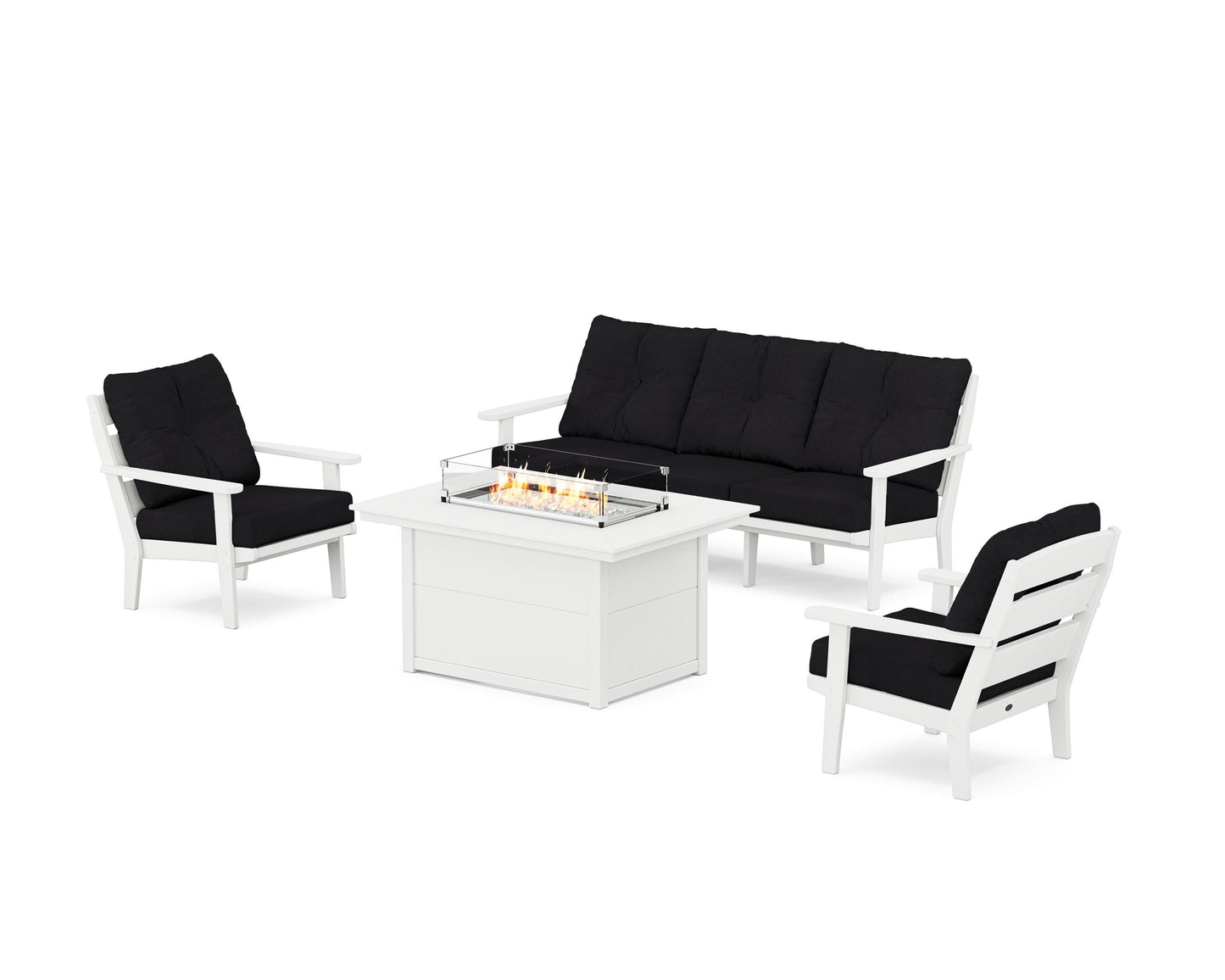Lakeside Deep Seating Fire Pit Table Set