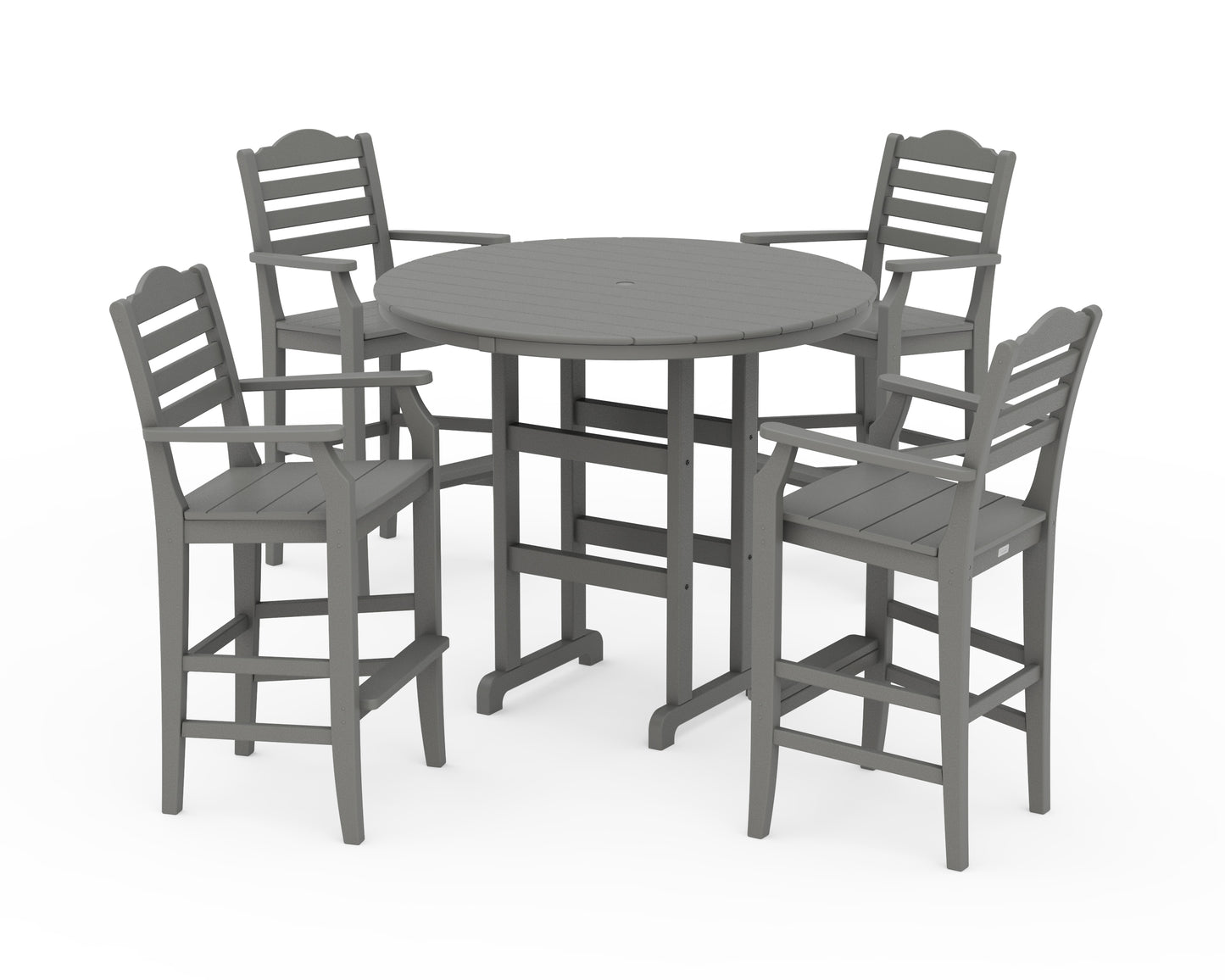 Savannah 5-Piece Round Farmhouse Bar Set