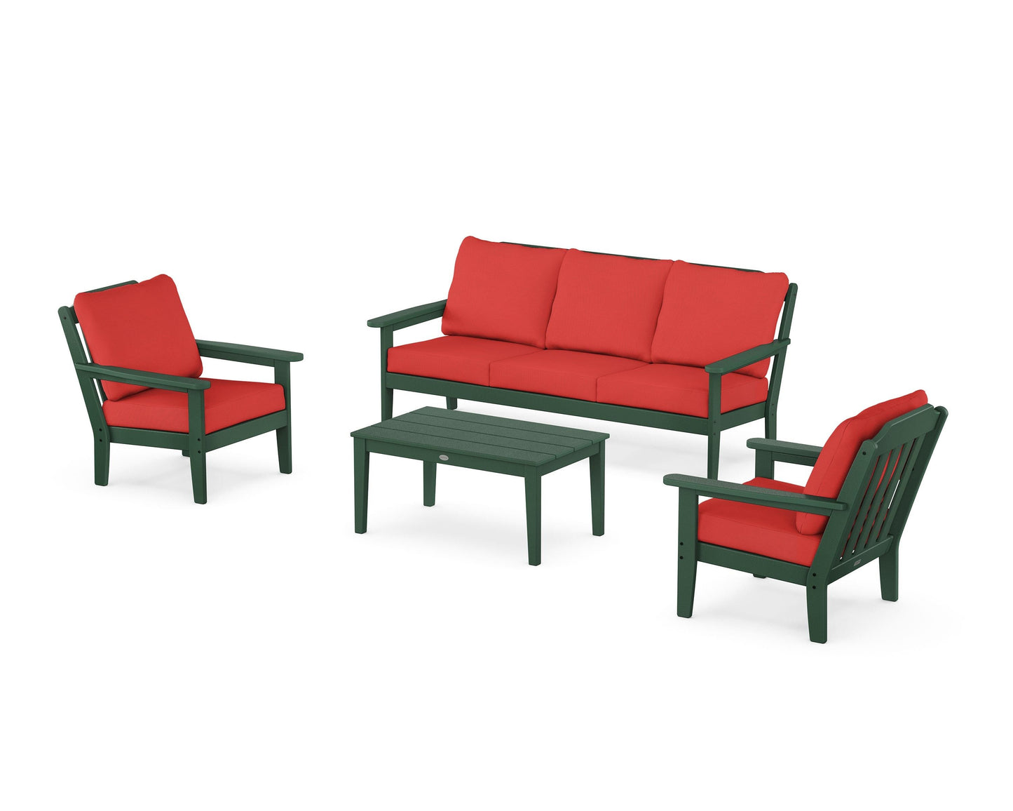 Cottage 4-Piece Deep Seating Set with Sofa