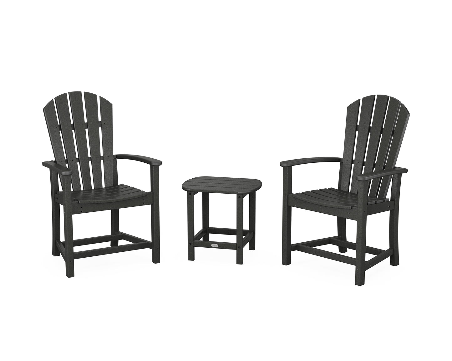 Palm Coast 3-Piece Upright Adirondack Chair Set