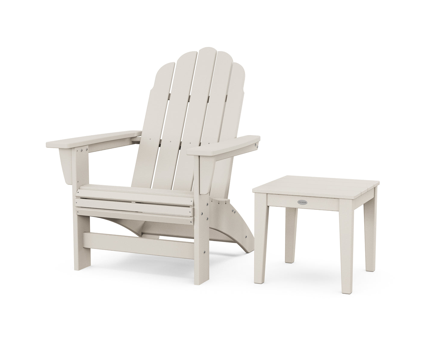 Vineyard Grand Adirondack Chair with Side Table