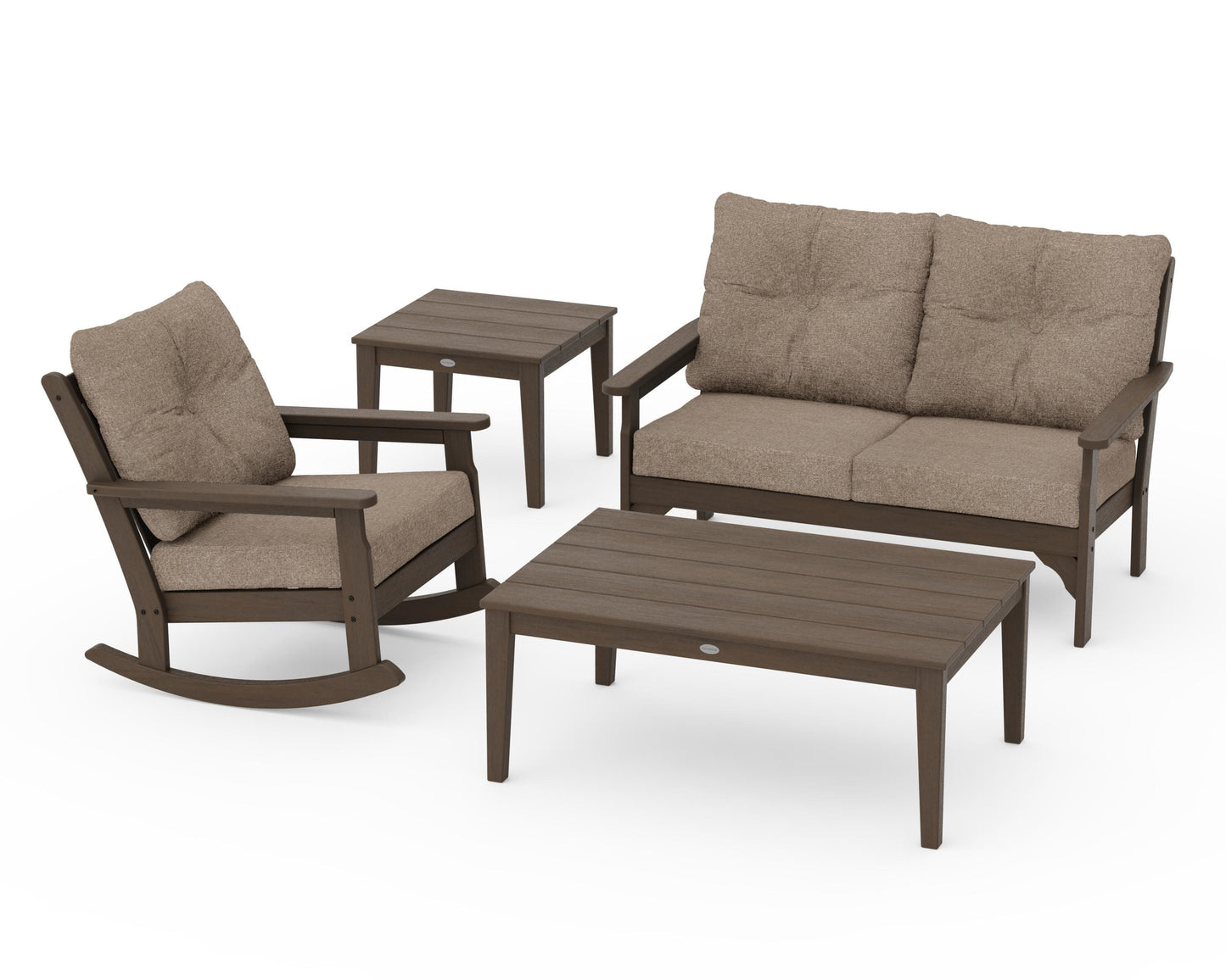 Vineyard 4-Piece Deep Seating Rocker Set