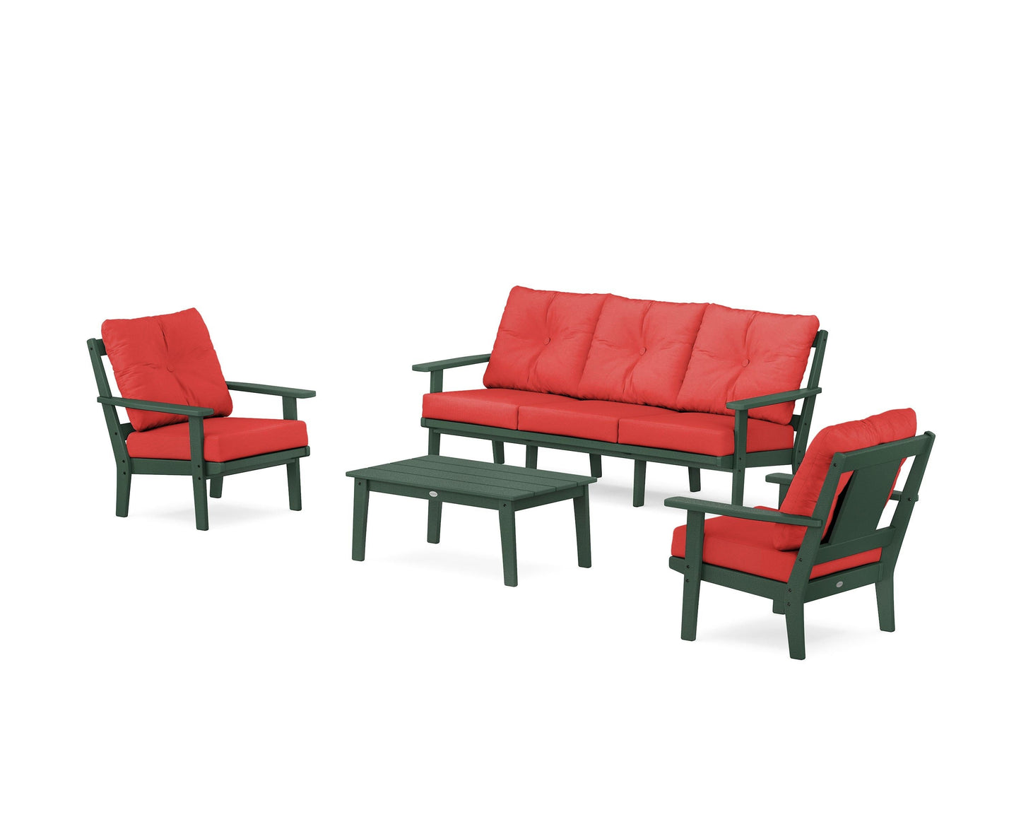 Prairie 4-Piece Deep Seating Set with Sofa