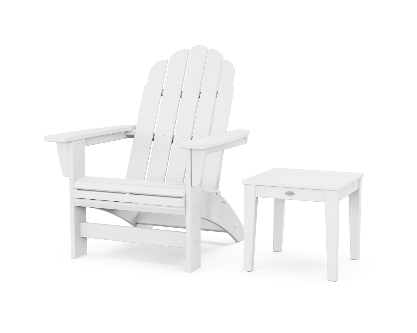 Vineyard Grand Adirondack Chair with Side Table