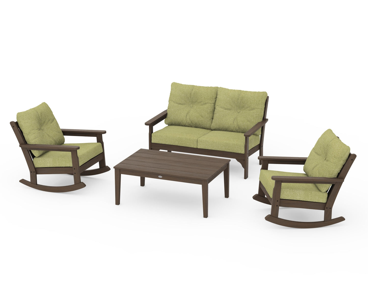 Vineyard 4-Piece Deep Seating Rocking Chair Set