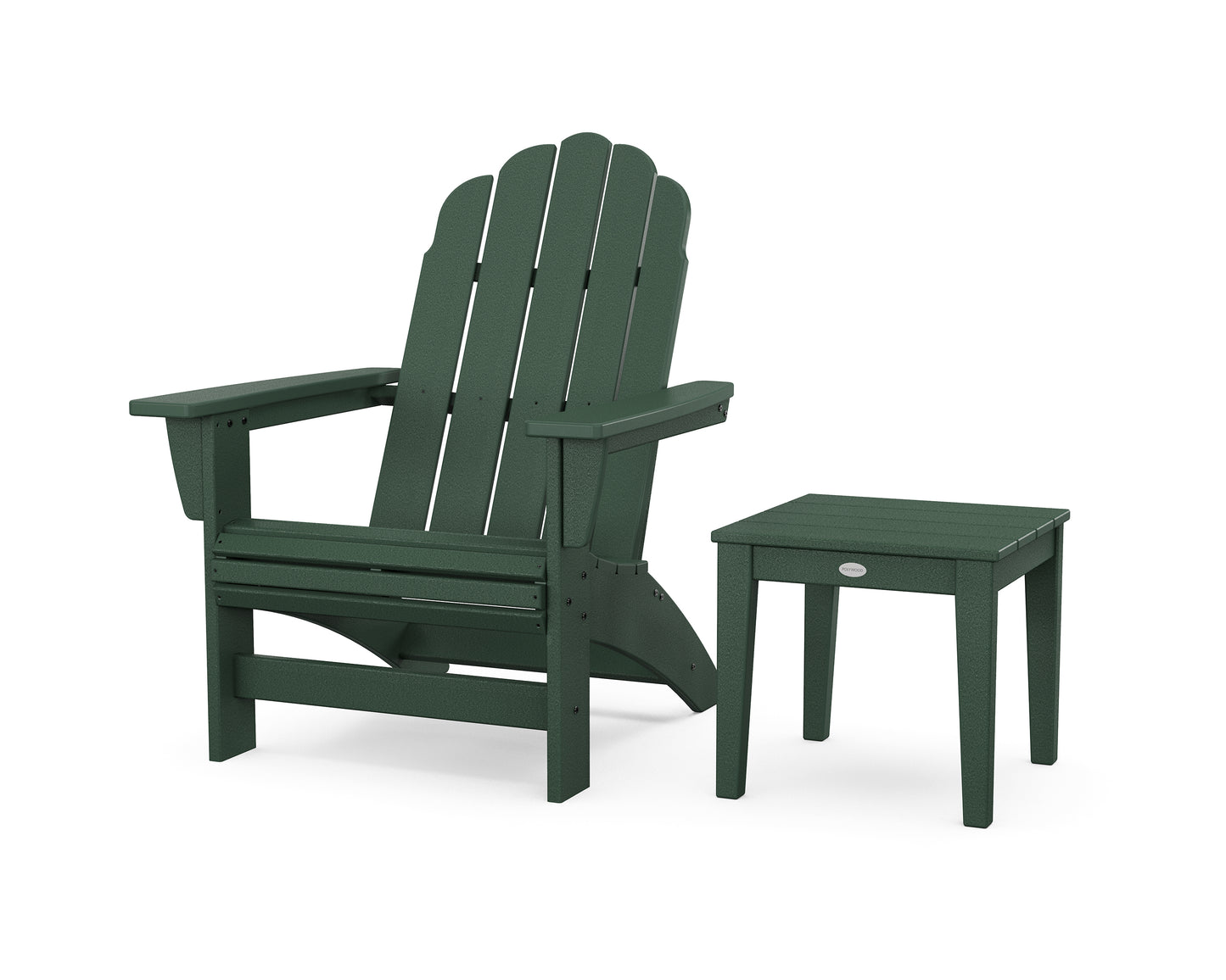Vineyard Grand Adirondack Chair with Side Table