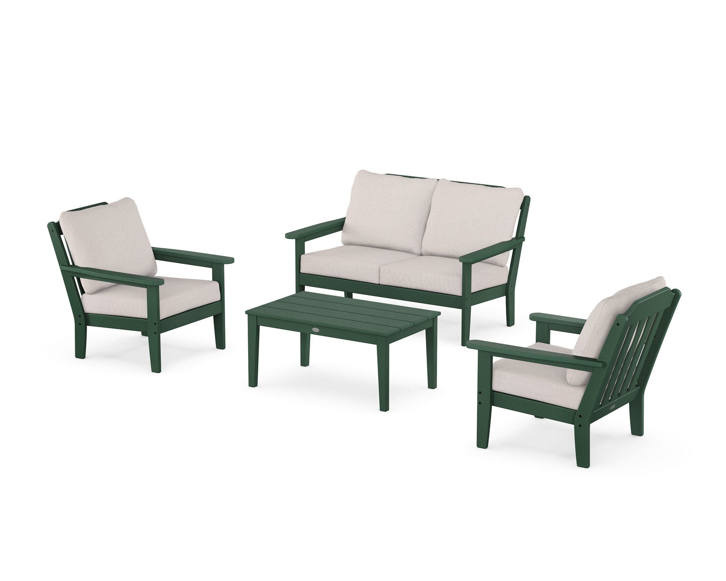 Cottage 4-Piece Deep Seating Set with Loveseat