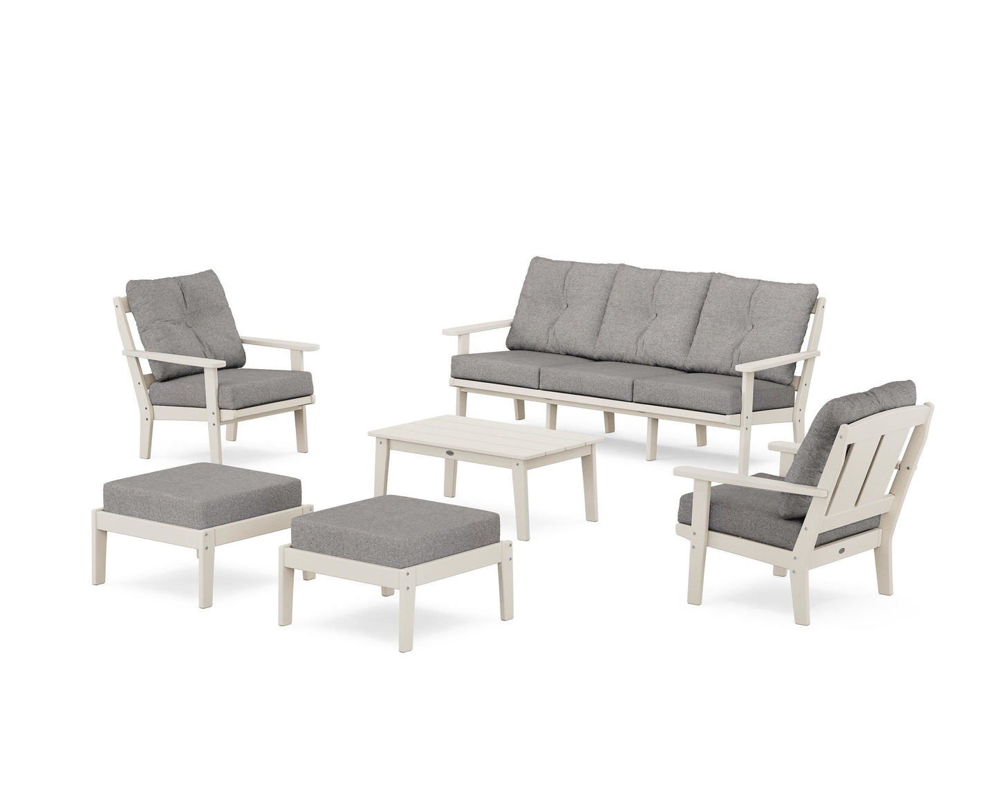 Mission 6-Piece Lounge Sofa Set