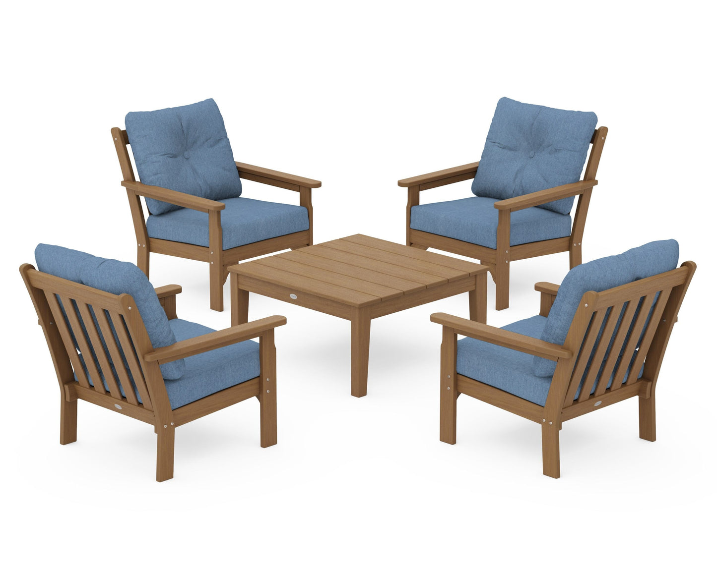 Vineyard 5-Piece Deep Seating Conversation Set
