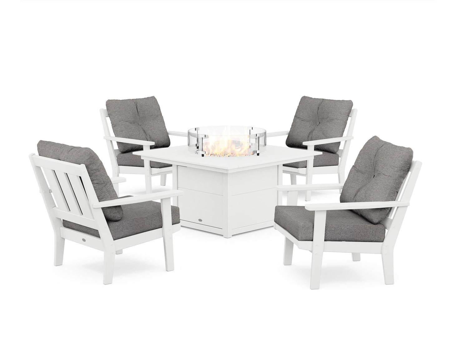 Oxford 5-Piece Deep Seating Set with Fire Pit Table