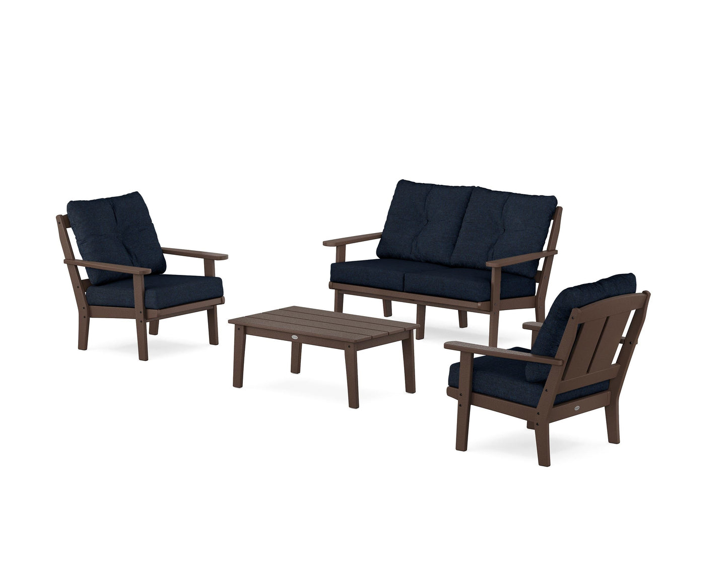 Mission 4-Piece Deep Seating Set with Loveseat