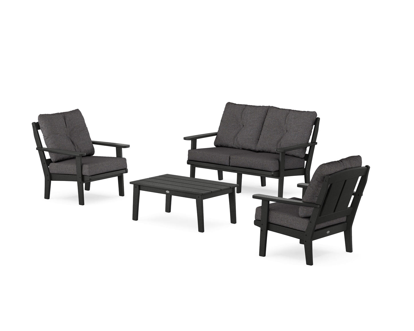 Mission 4-Piece Deep Seating Set with Loveseat