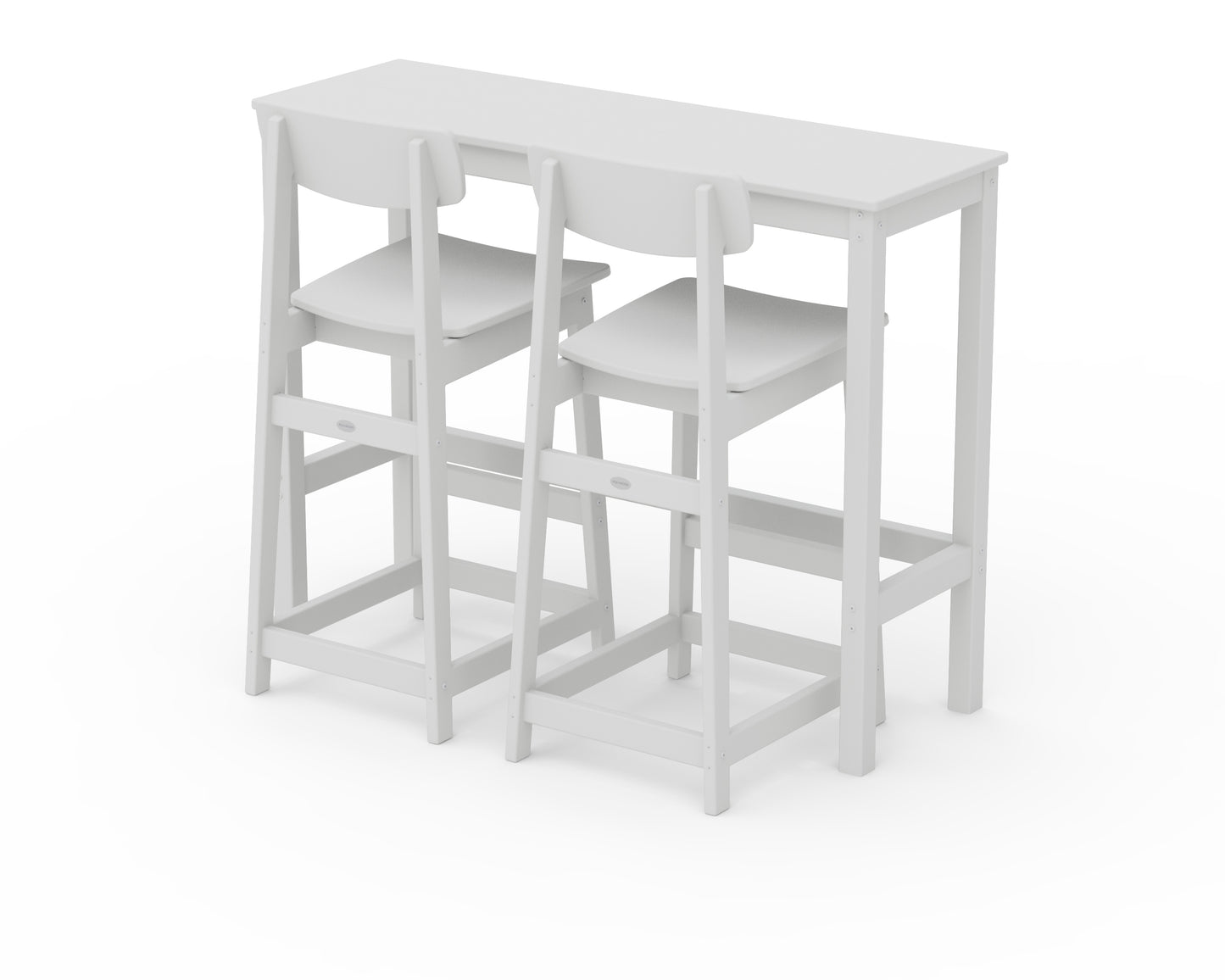 Modern Studio Urban Bar Chair 3-Piece Balcony Set