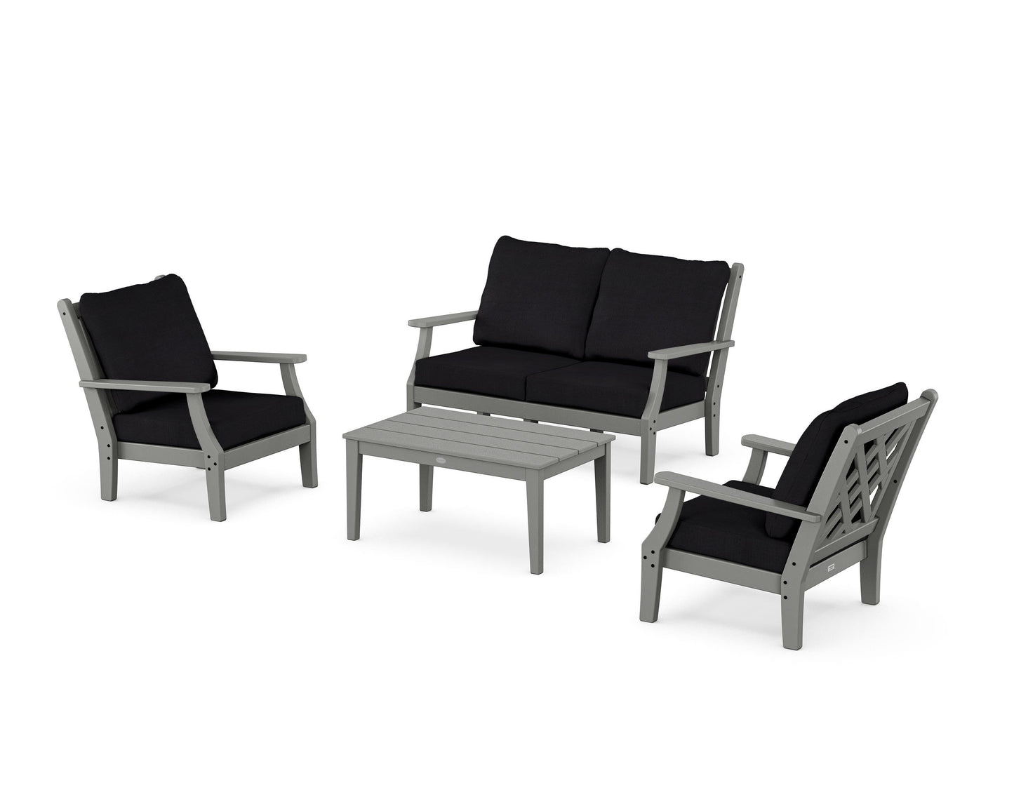 Wovendale 4-Piece Deep Seating Set with Loveseat