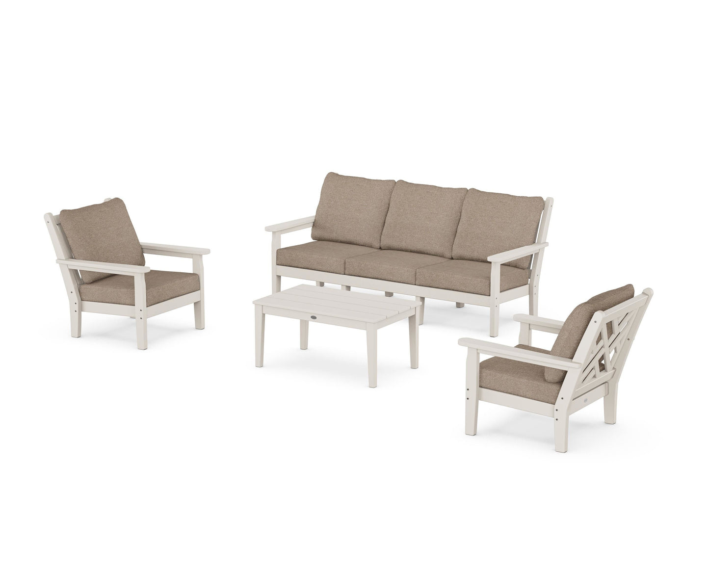 Chippendale 4-Piece Deep Seating Set with Sofa