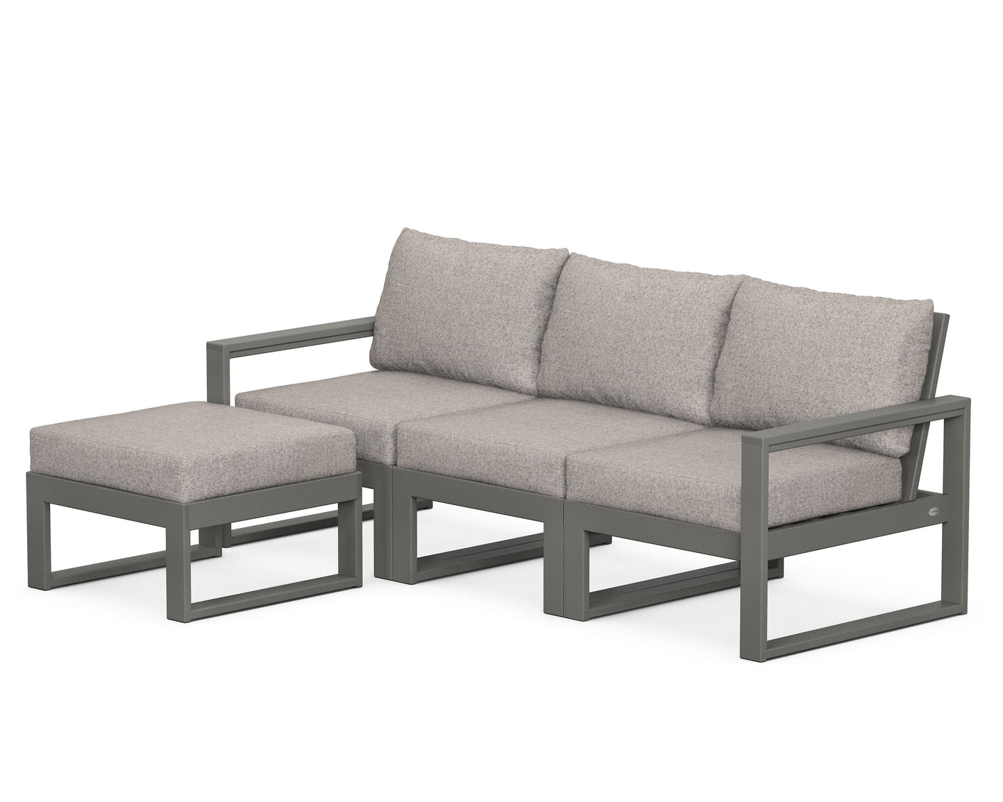 EDGE 4-Piece Modular Deep Seating Set with Ottoman