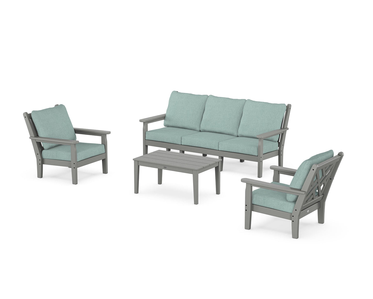 Chippendale 4-Piece Deep Seating Set with Sofa