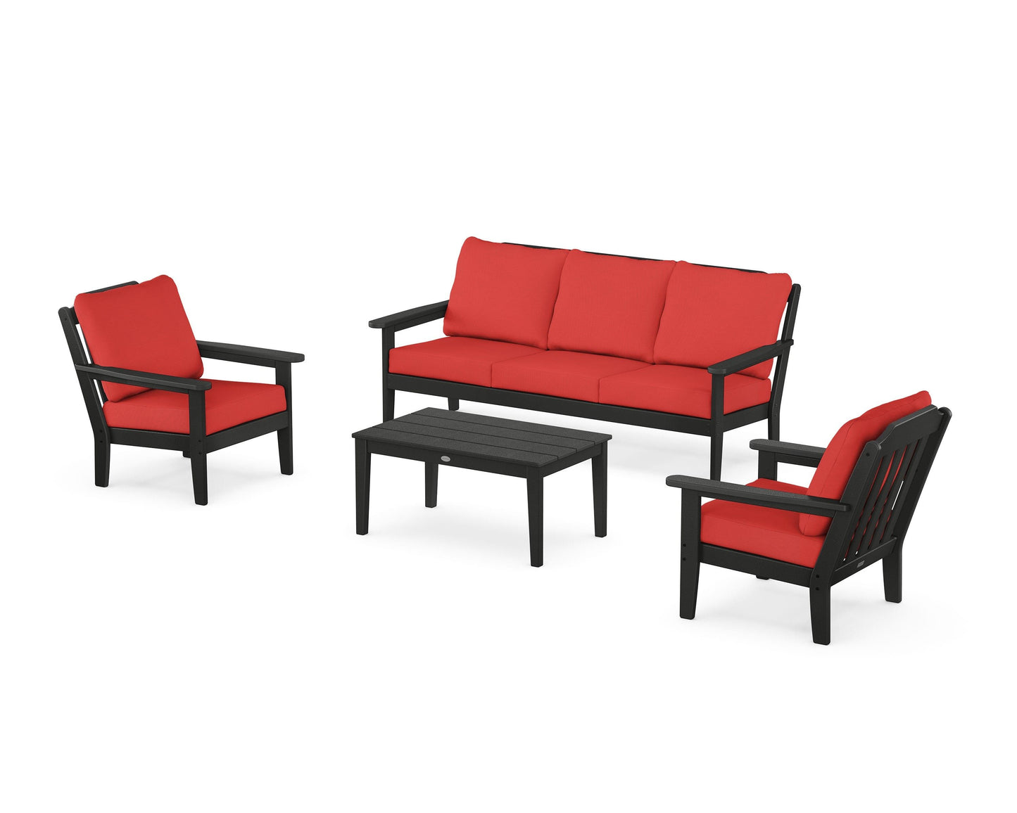 Cottage 4-Piece Deep Seating Set with Sofa