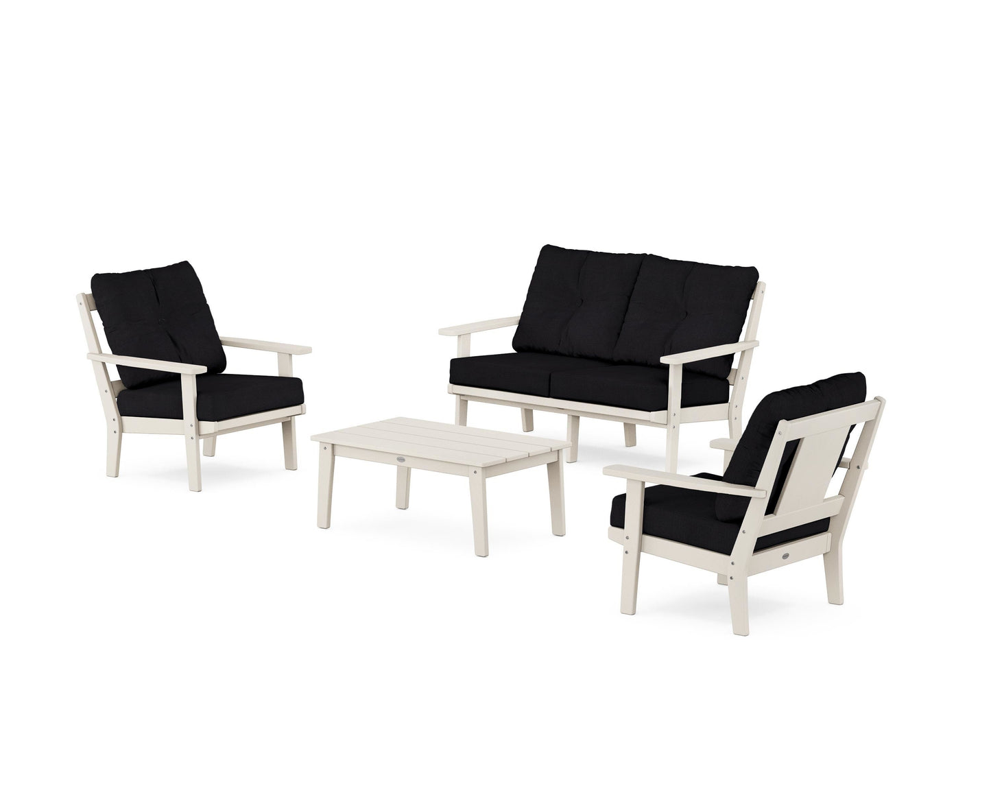 Prairie 4-Piece Deep Seating Set with Loveseat
