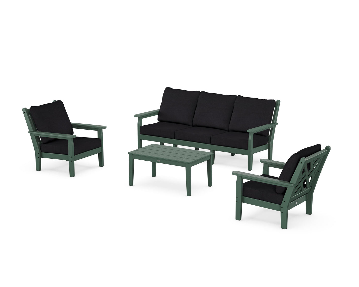 Chippendale 4-Piece Deep Seating Set with Sofa