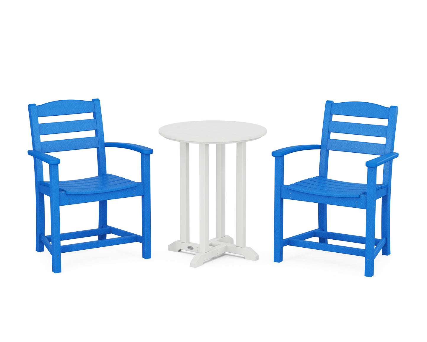 La Casa Caf‚ 3-Piece Round Bistro Dining Set