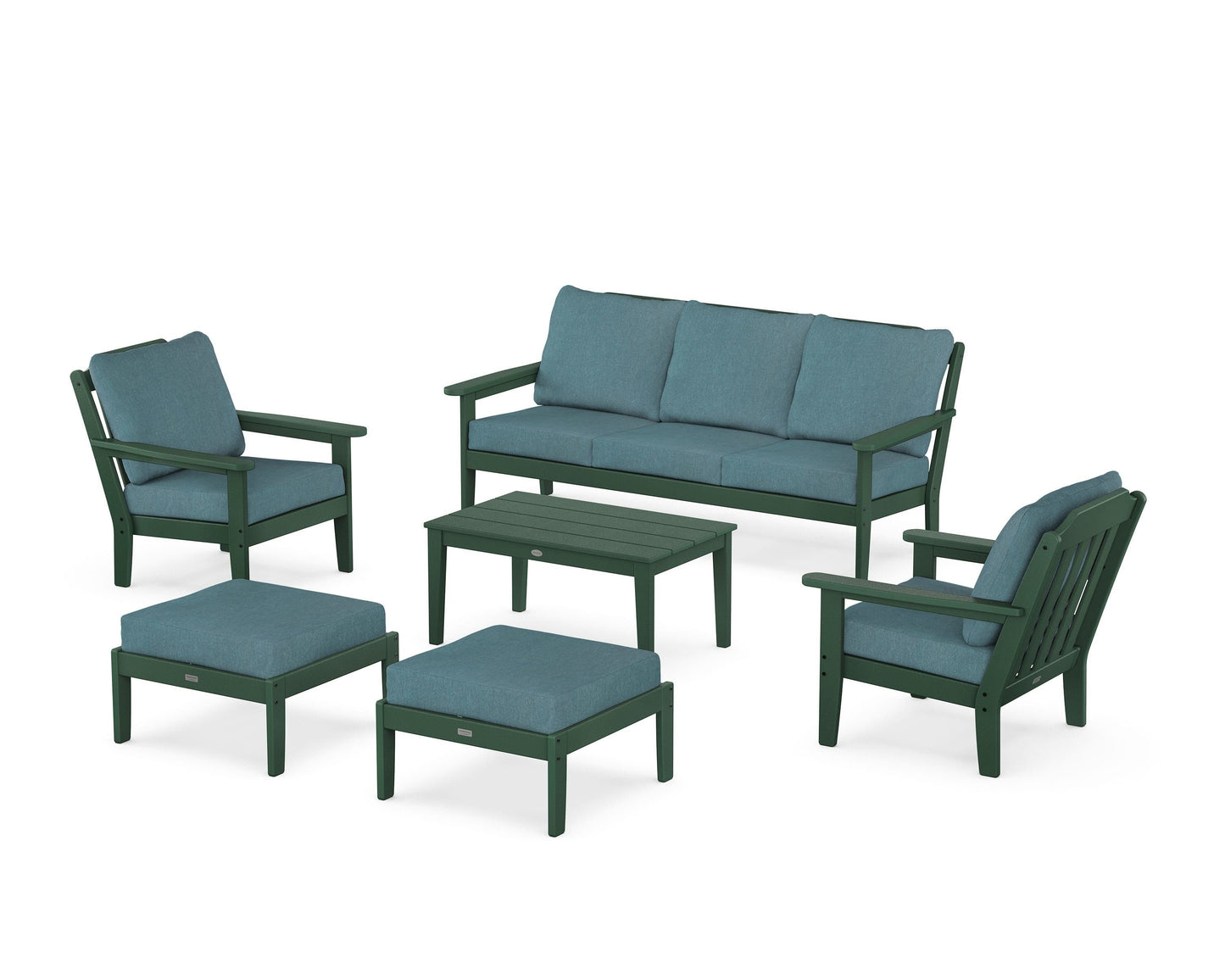 Cottage 6-Piece Lounge Sofa Set