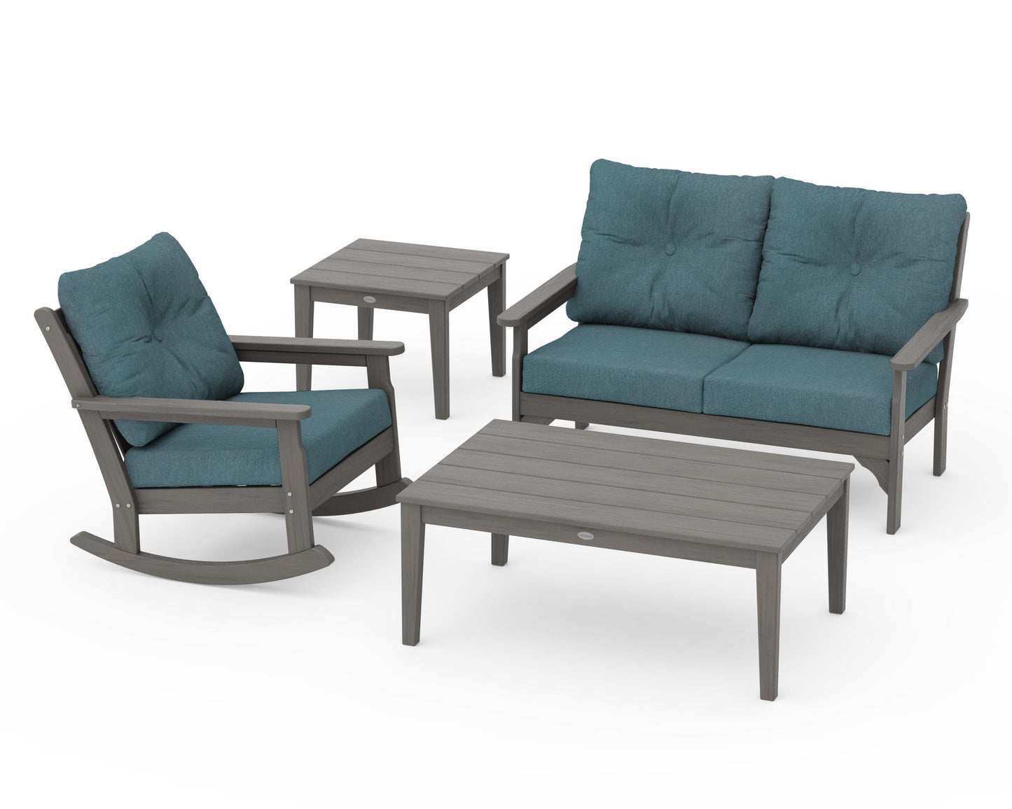 Vineyard 4-Piece Deep Seating Rocker Set