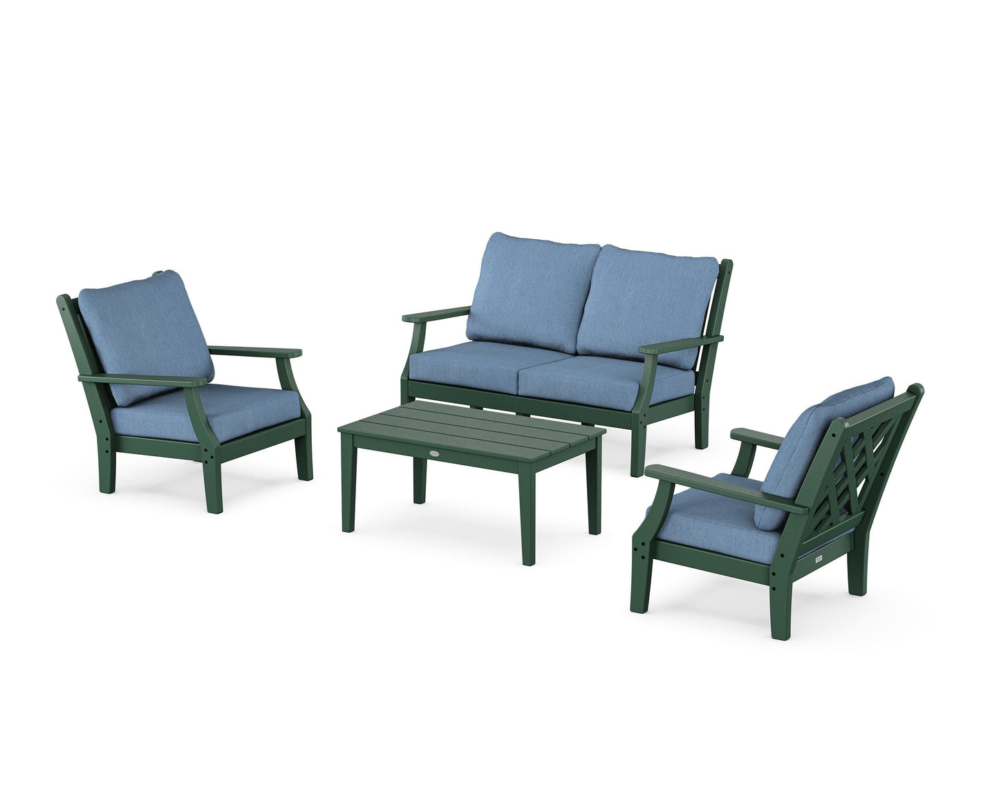 Wovendale 4-Piece Deep Seating Set with Loveseat