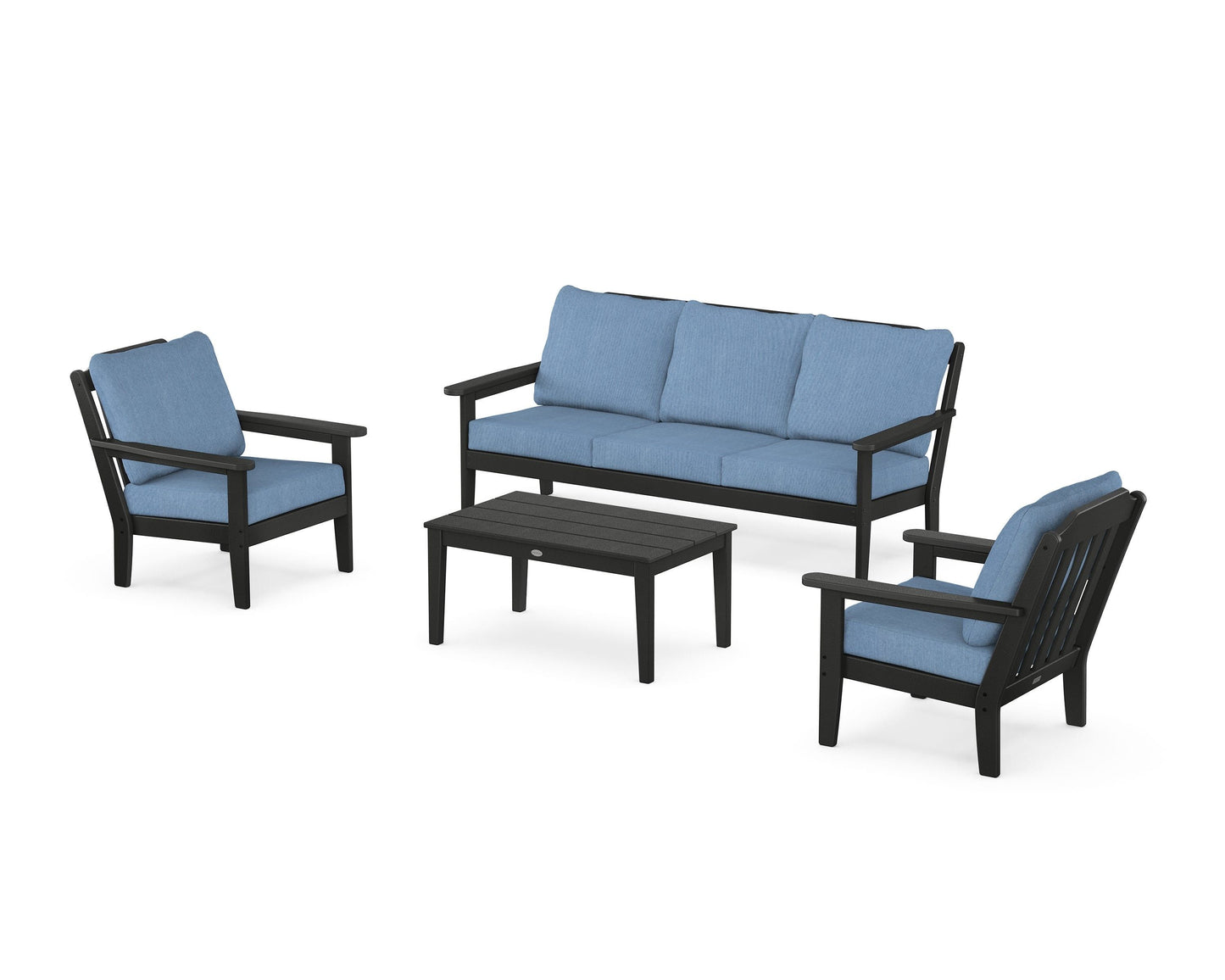 Cottage 4-Piece Deep Seating Set with Sofa